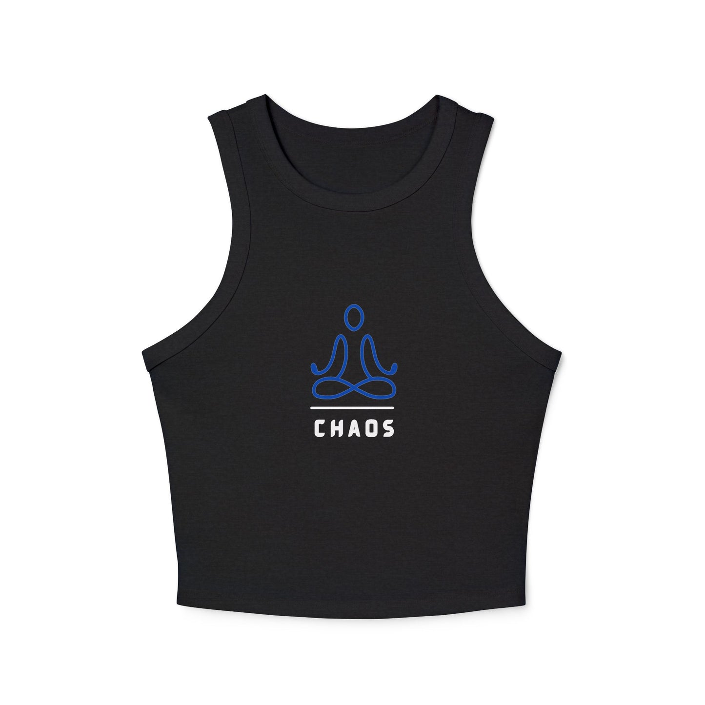 Stillness ~ Chaos ~ Yoga ~ Racer Tank Tee