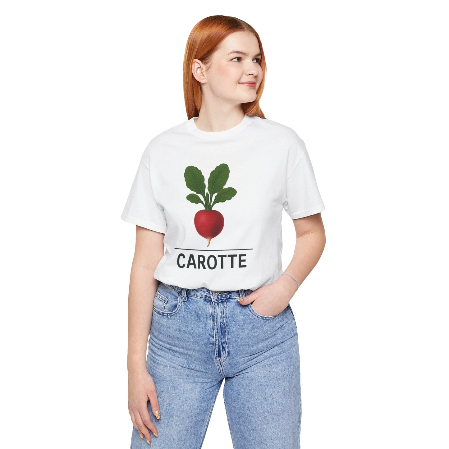 Radish ~ Carrot ~ CAROTTE / French ~ youPaused ~ TShirt