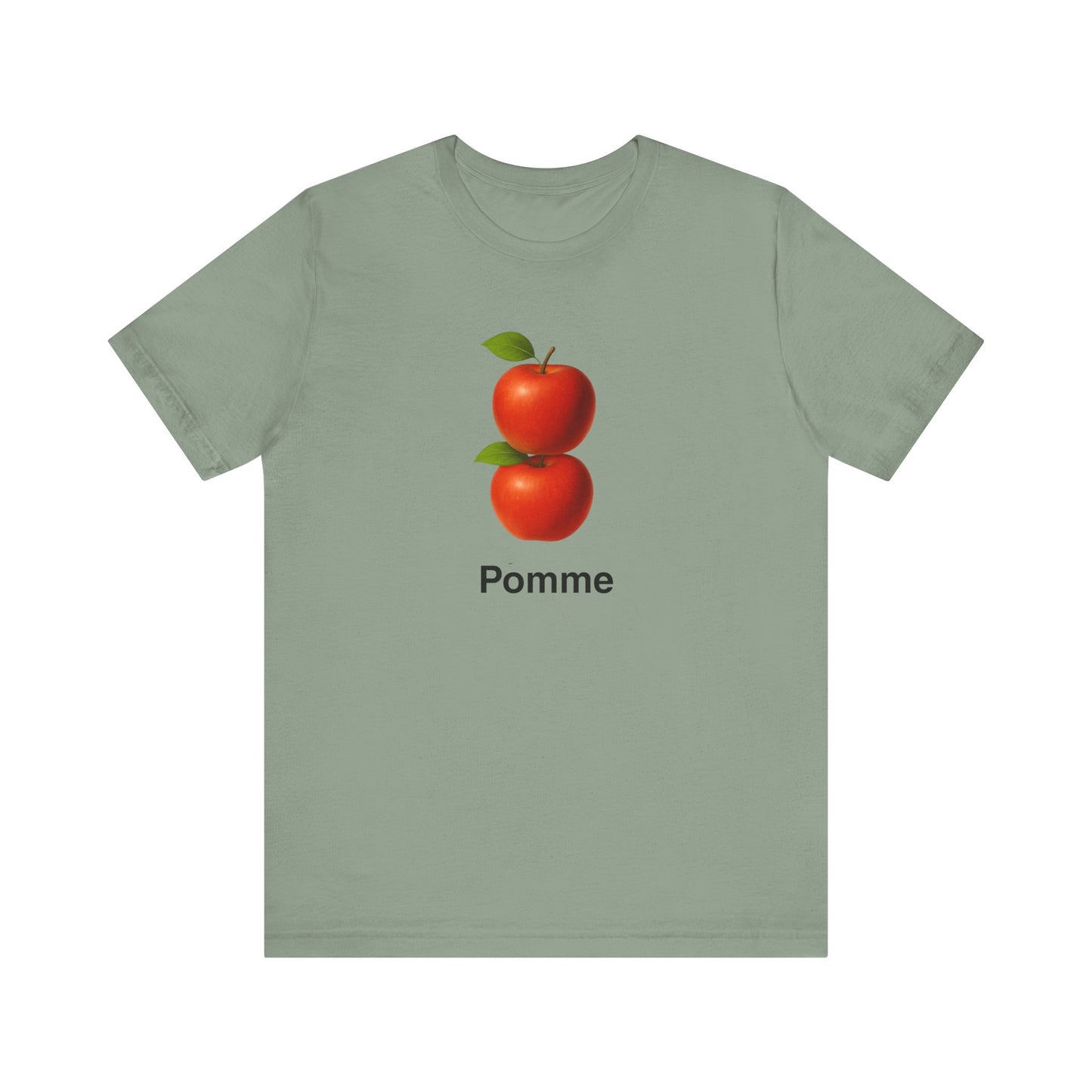 Apples ~ PEAR / POMME / French ~ youPaused ~ TShirt
