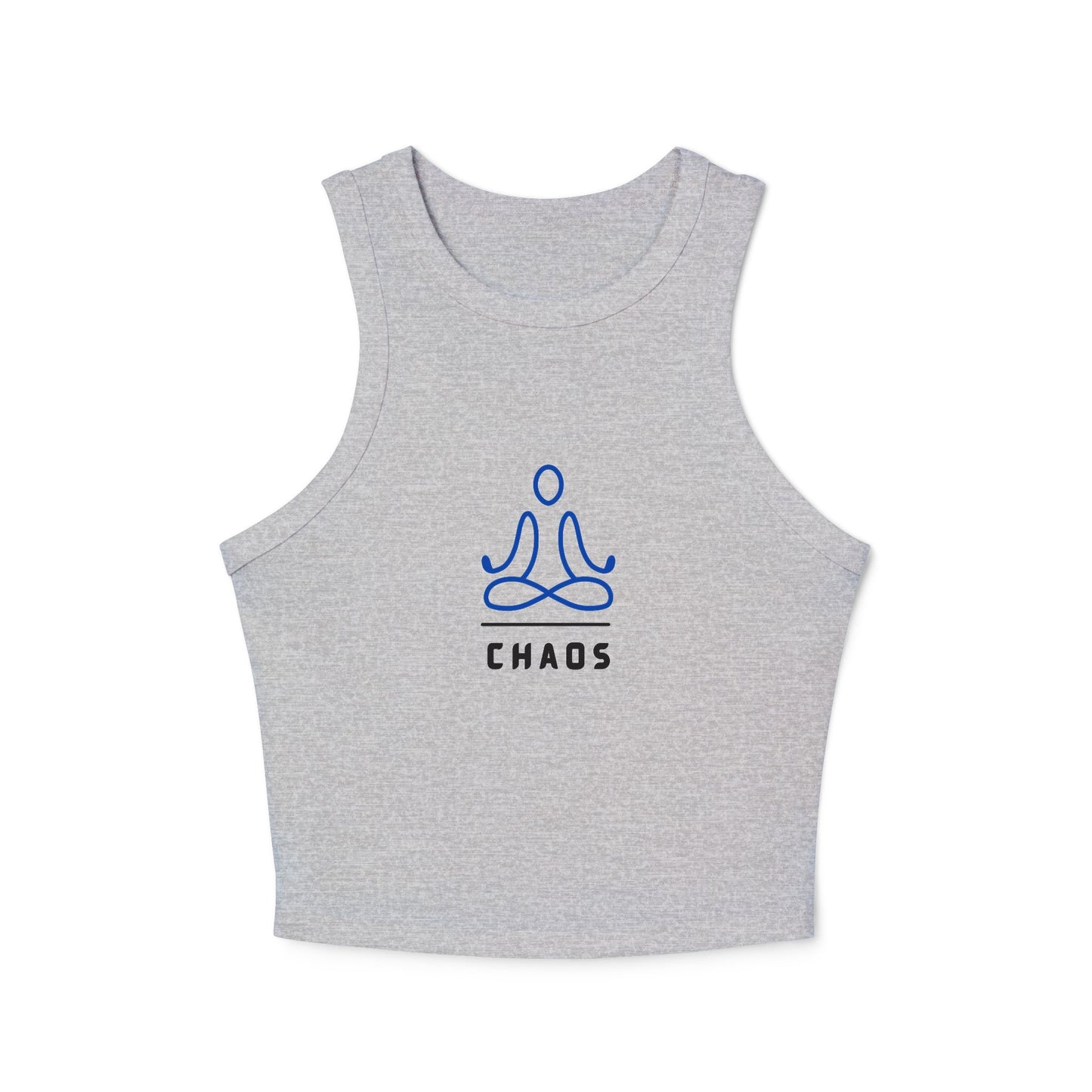Stillness ~ Chaos ~ Yoga ~ Racer Tank Tee