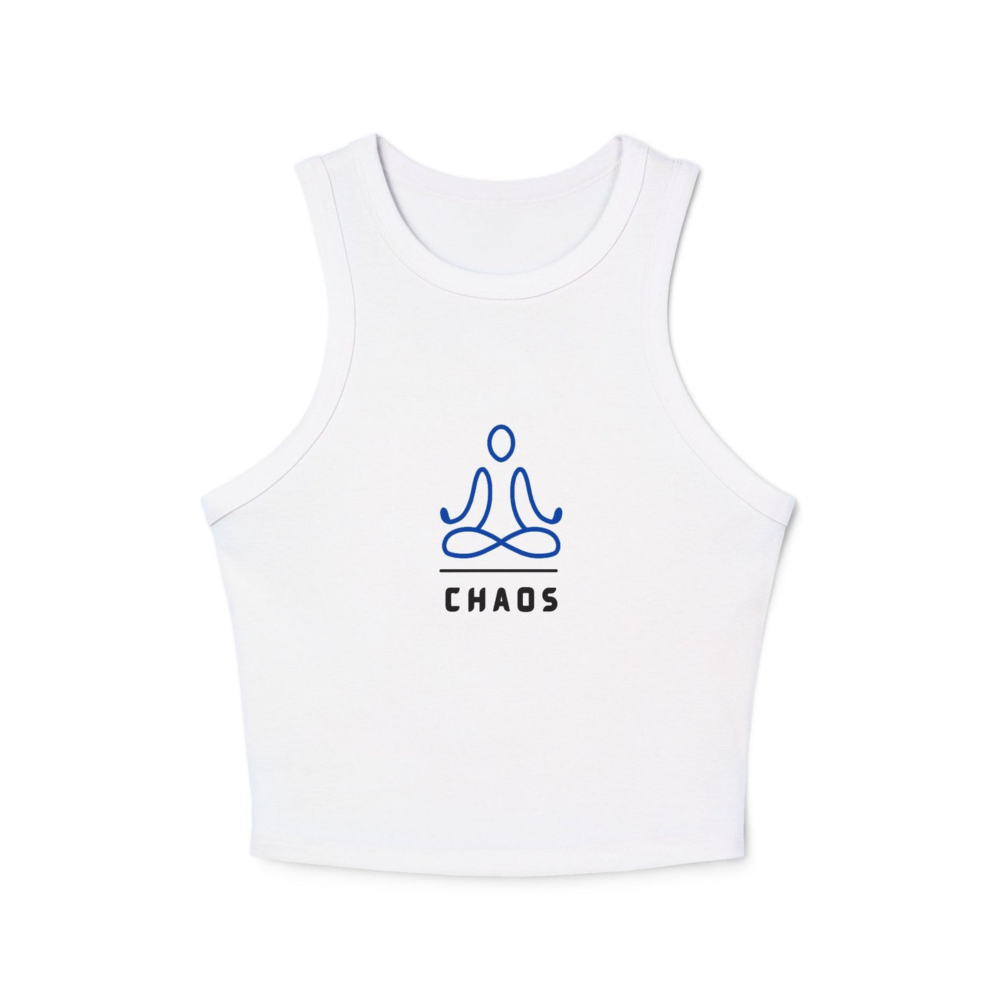 Stillness ~ Chaos ~ Yoga ~ Racer Tank Tee