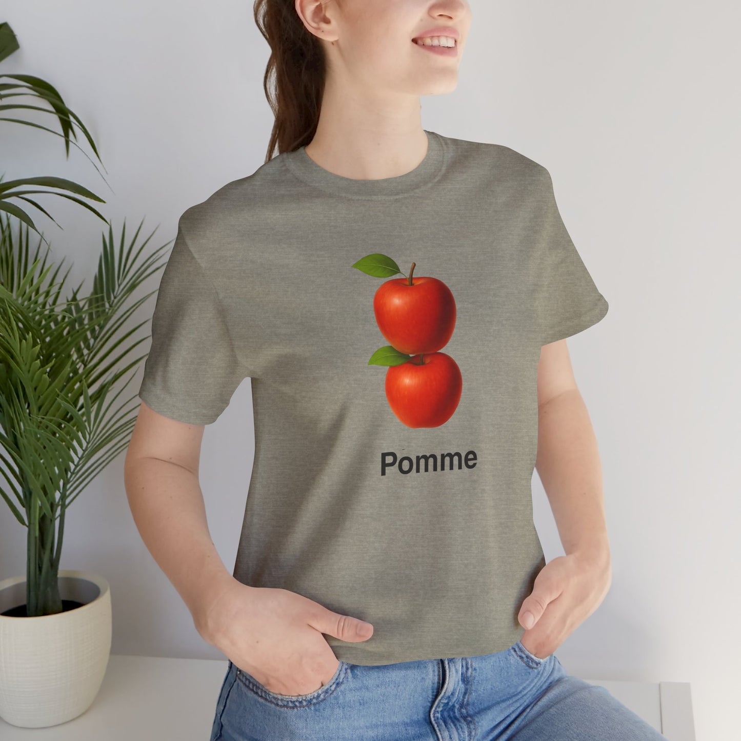 Apples ~ PEAR / POMME / French ~ youPaused ~ TShirt