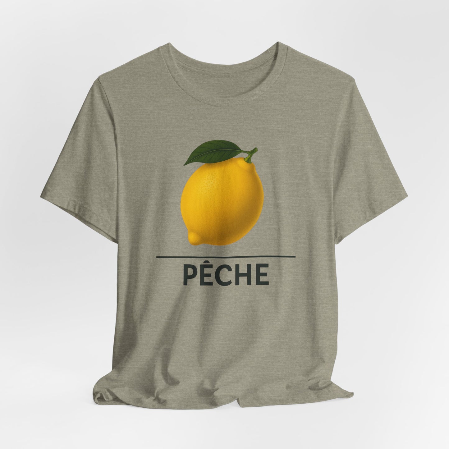 Lemon ~ PEACH / Peche ~ French ~ youPaused ~ TShirt