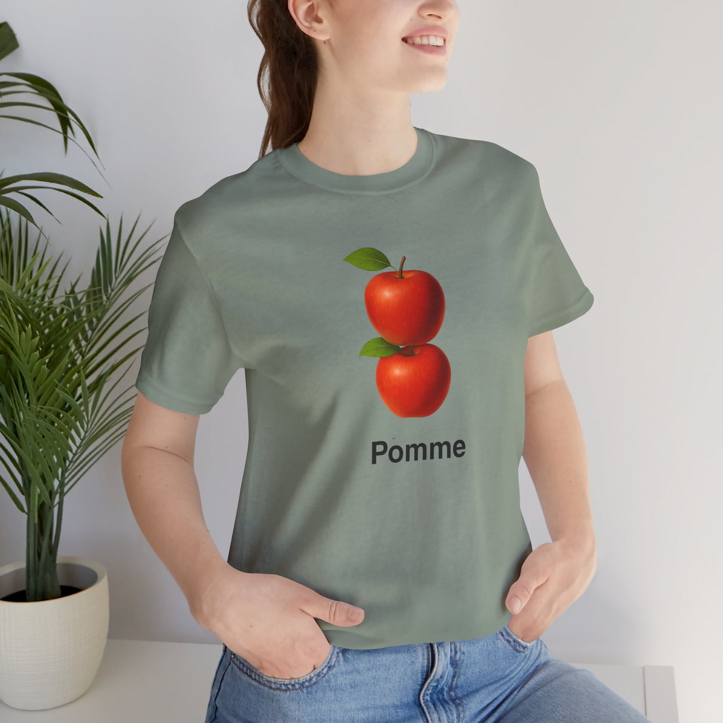 Apples ~ PEAR / POMME / French ~ youPaused ~ TShirt