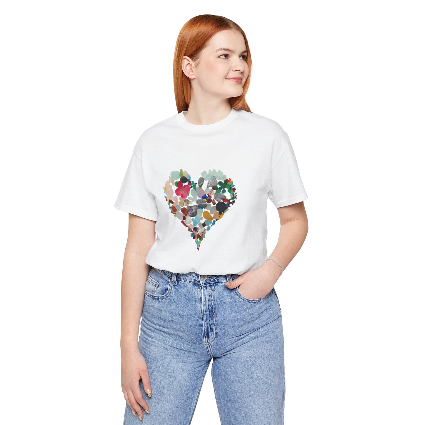 Floral Heart Tee |