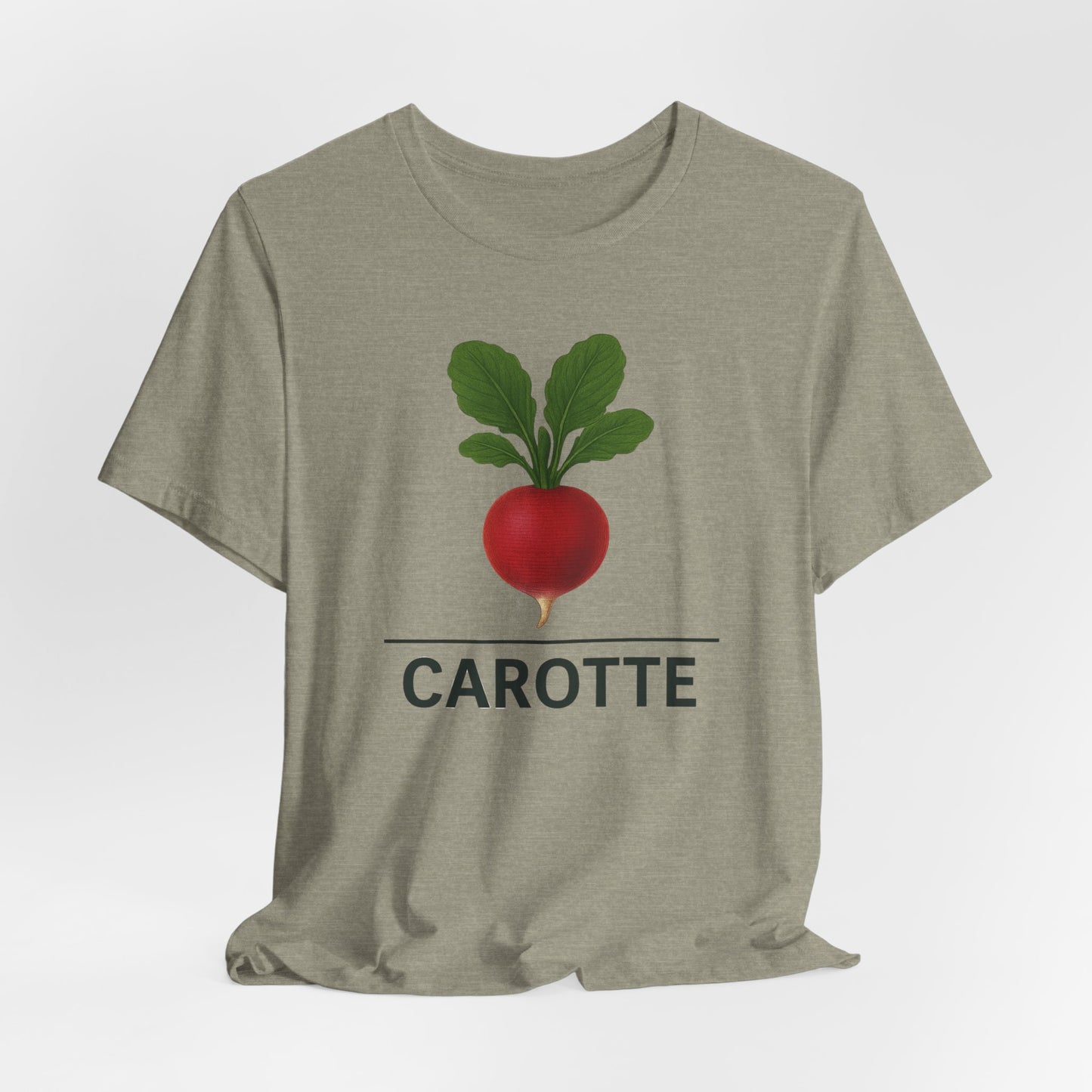 Radish ~ Carrot ~ CAROTTE / French ~ youPaused ~ TShirt