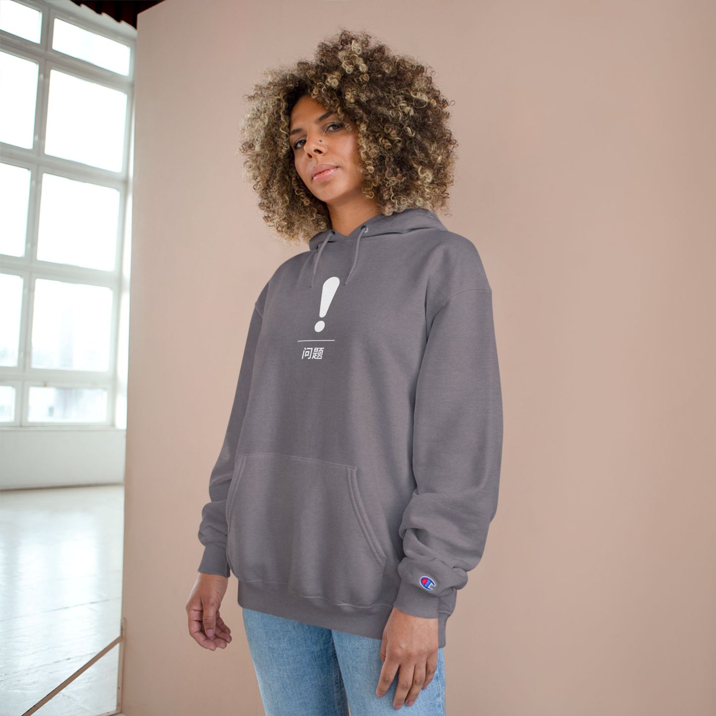 Exclamation ~ Question ~ Champion Hoodie
