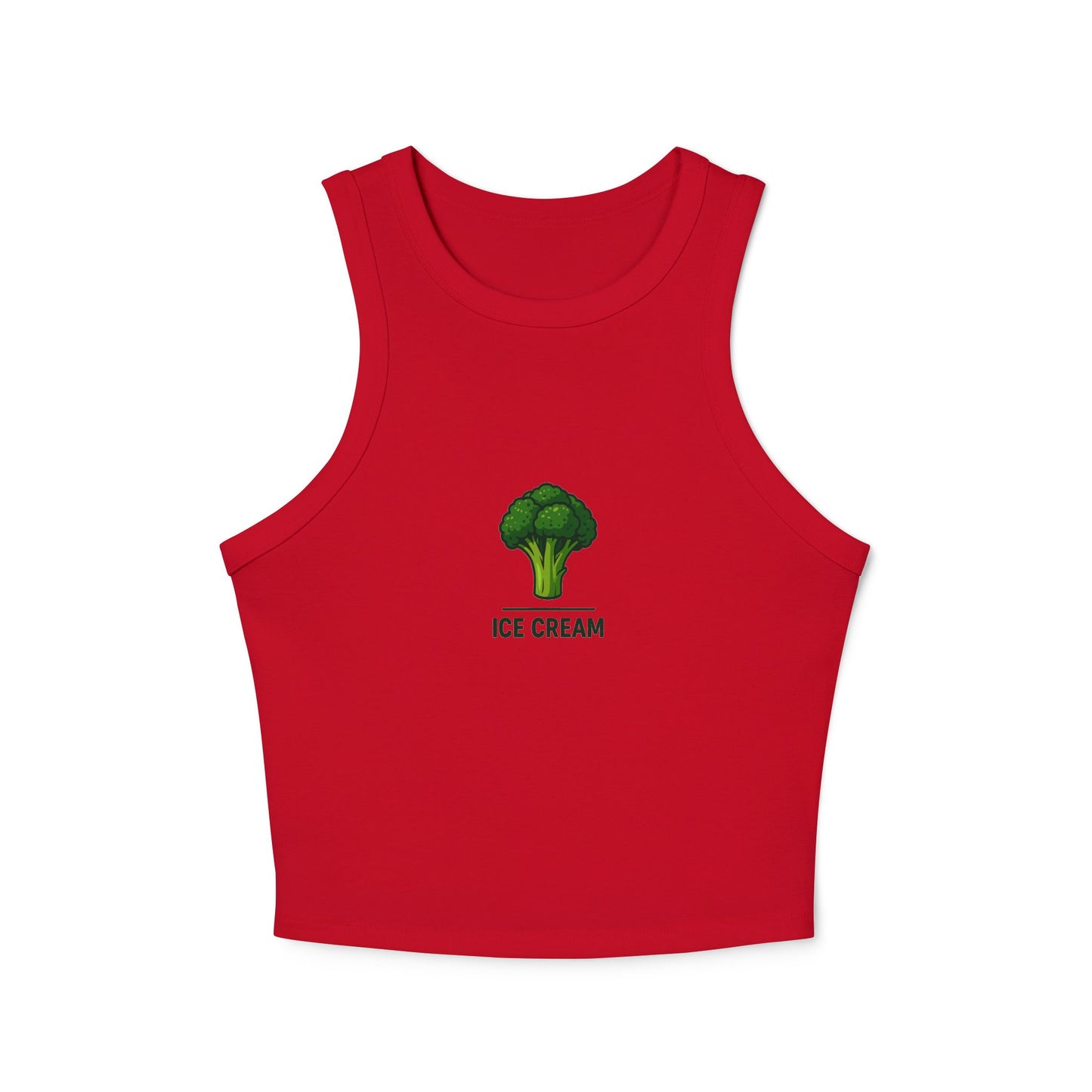 Broccoli ~ Ice Cream Racer Tank Top |