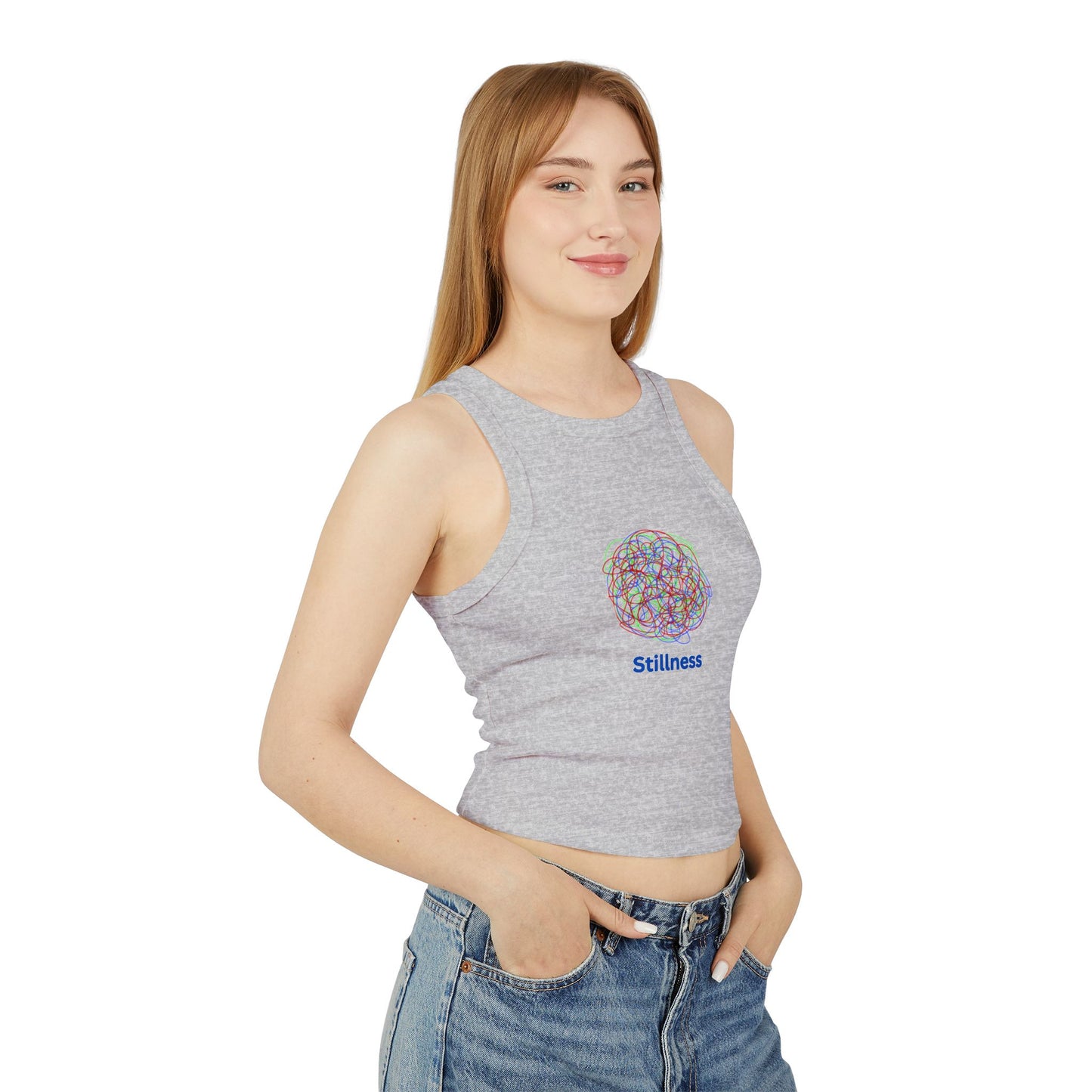 YOGA ~ Chaos ~ STILLNESS ~ Women's Racer Tank