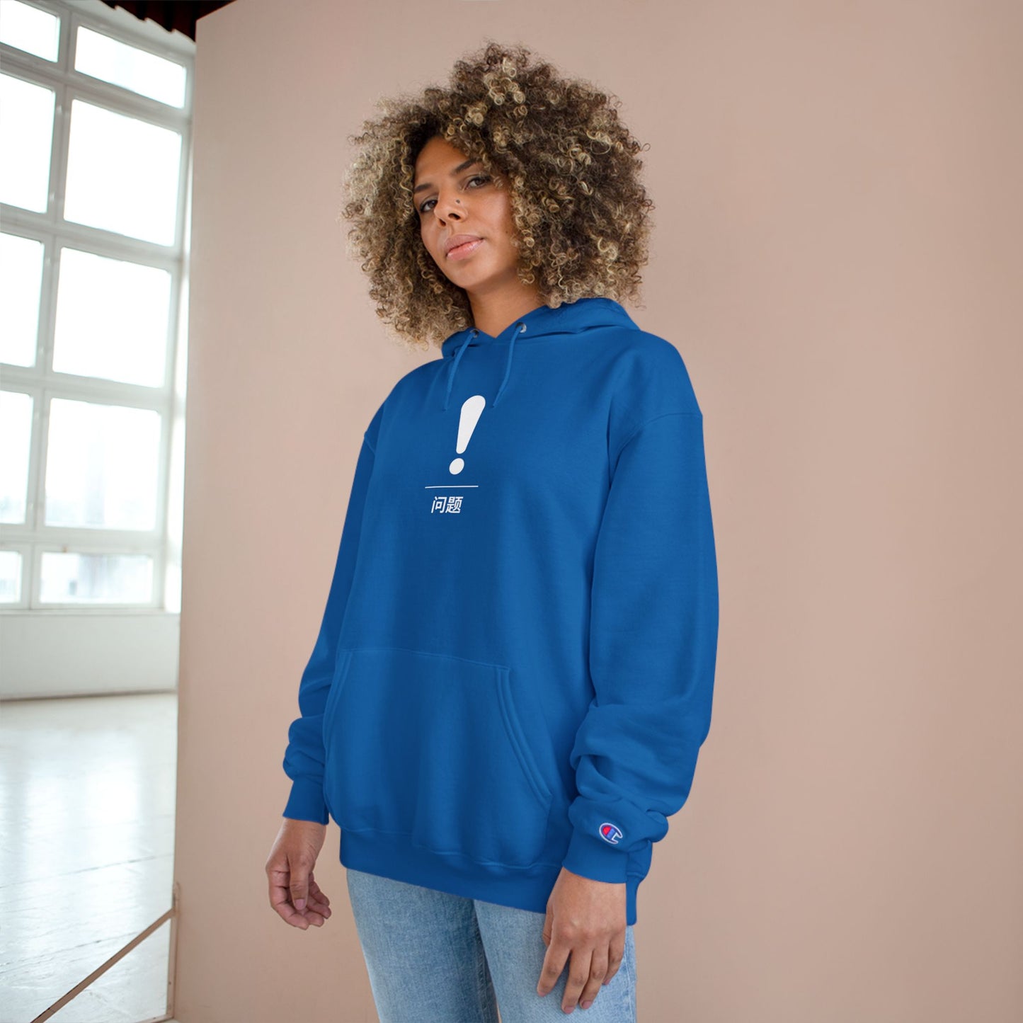 Exclamation ~ Question ~ Champion Hoodie