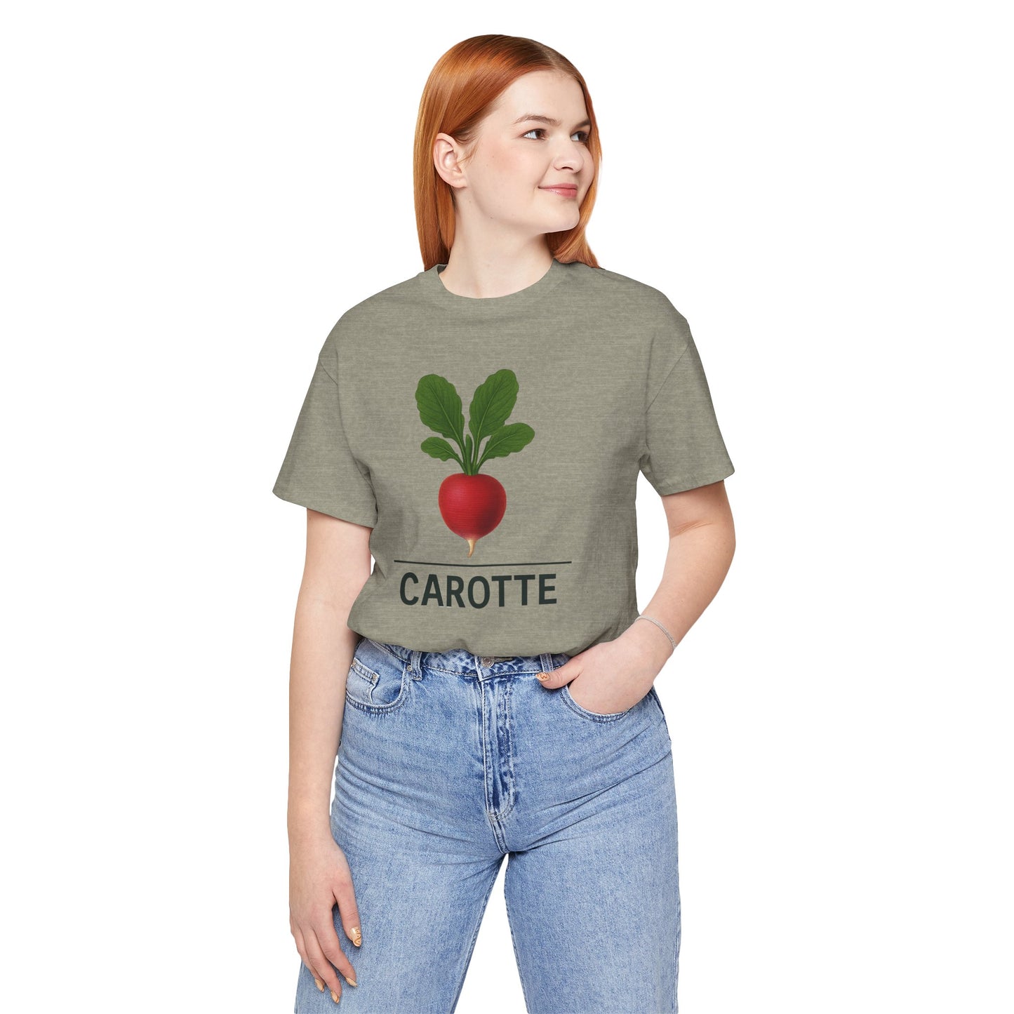 Radish ~ Carrot ~ CAROTTE / French ~ youPaused ~ TShirt