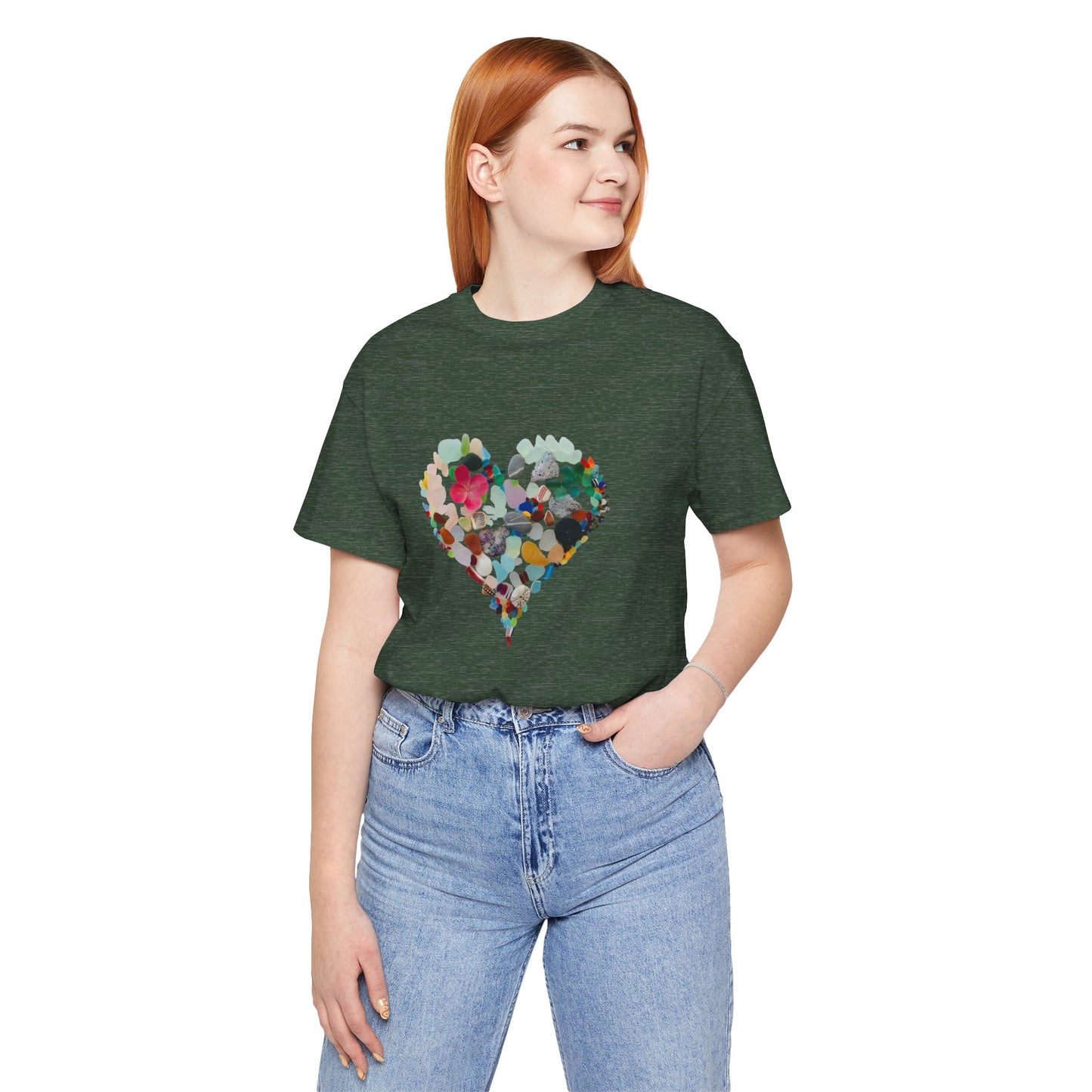 Floral Heart Tee |