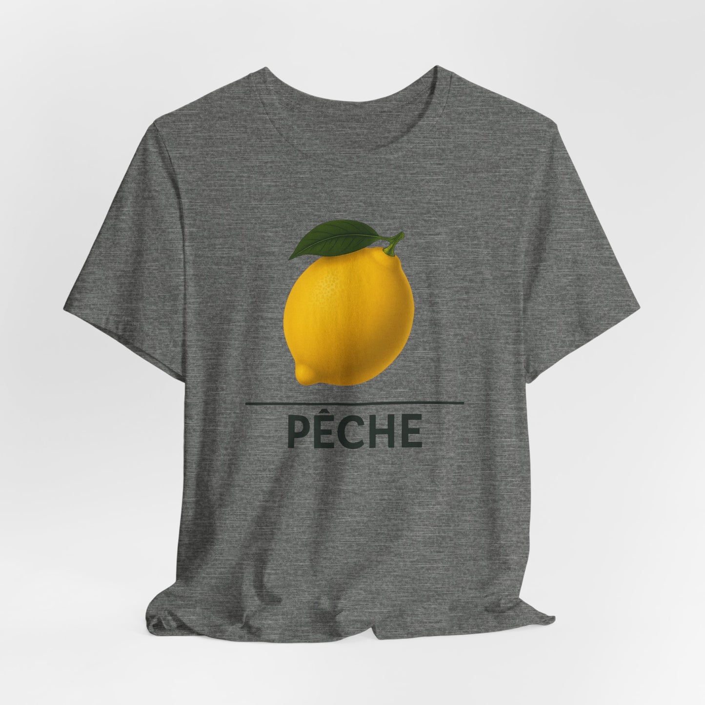 Lemon ~ PEACH / Peche ~ French ~ youPaused ~ TShirt