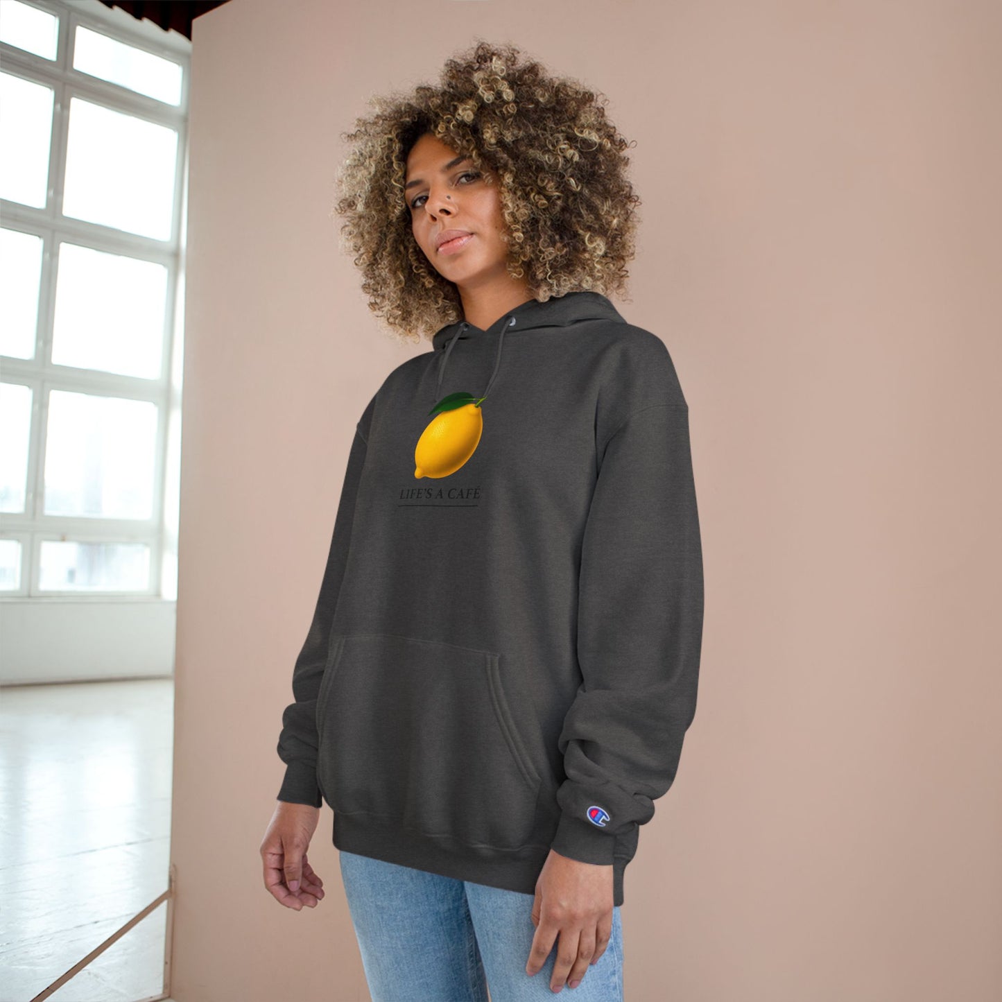 Life's a Café ~ Champion Hoodie