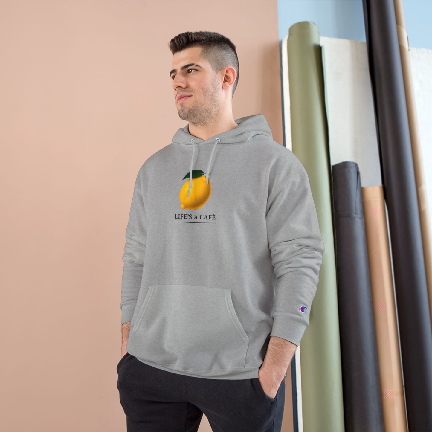 Life's a Café ~ Champion Hoodie