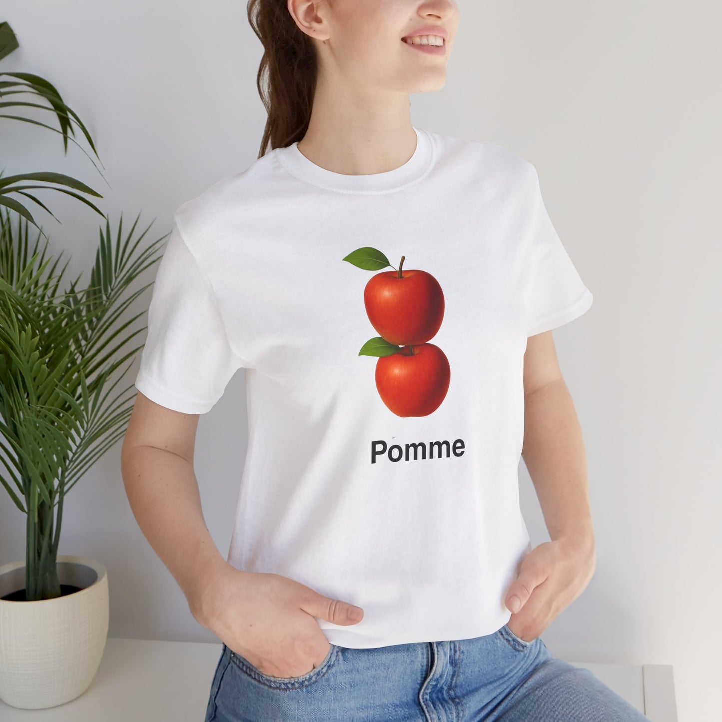Apples ~ PEAR / POMME / French ~ youPaused ~ TShirt