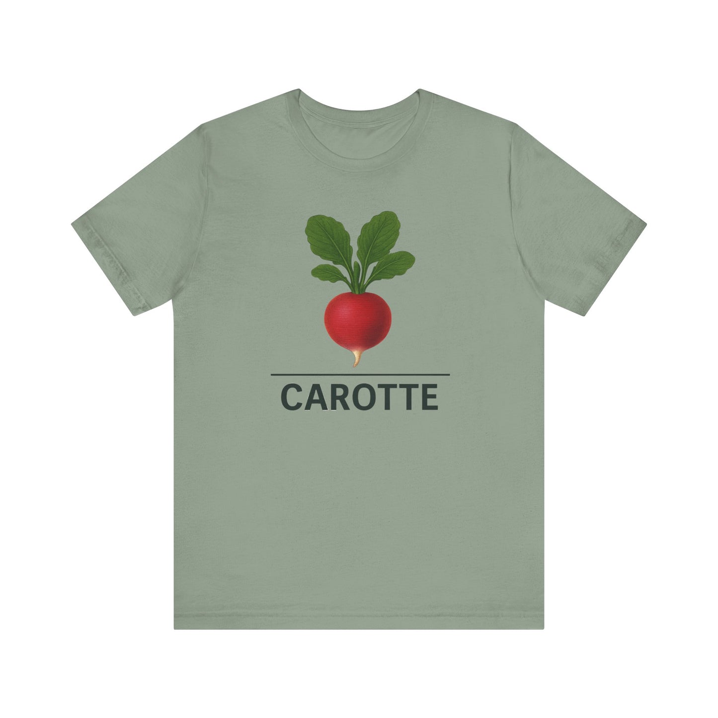 Radish ~ Carrot ~ CAROTTE / French ~ youPaused ~ TShirt
