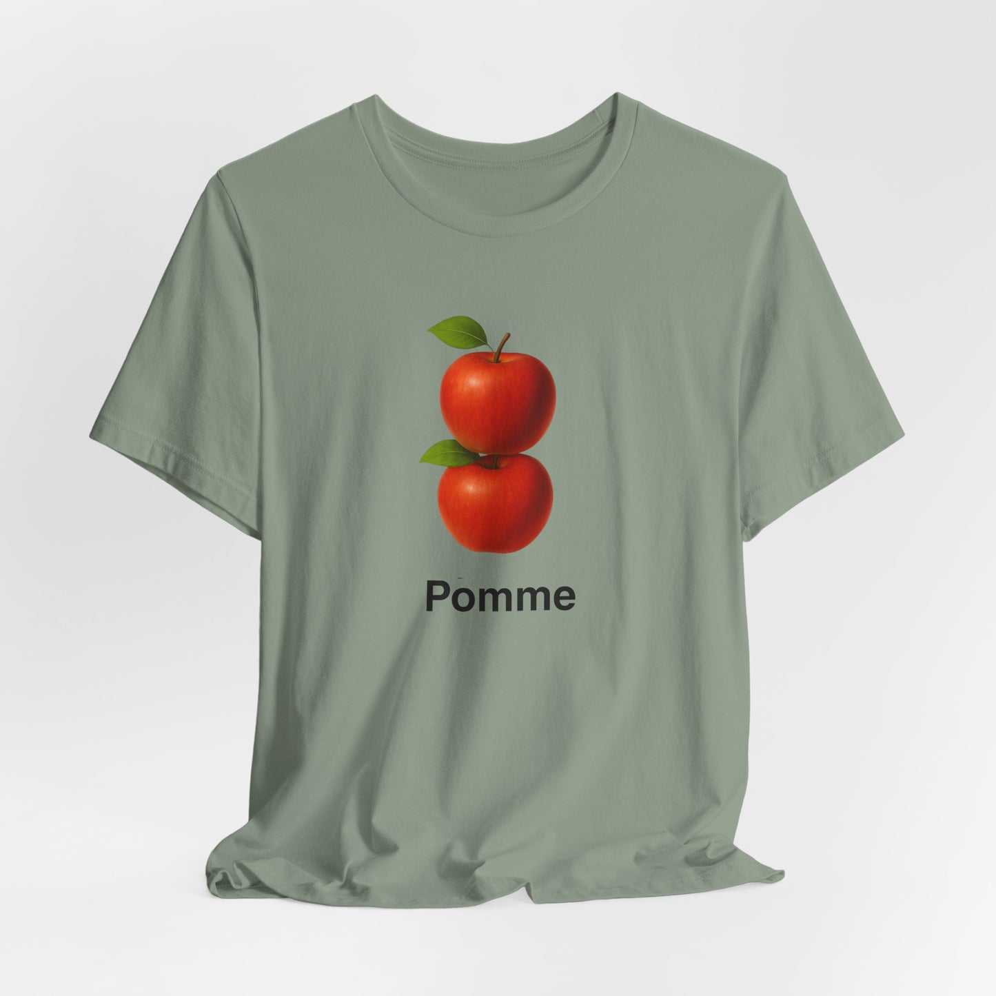 Apples ~ PEAR / POMME / French ~ youPaused ~ TShirt