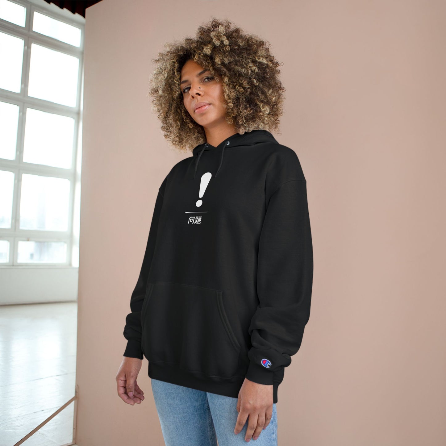 Exclamation ~ Question ~ Champion Hoodie