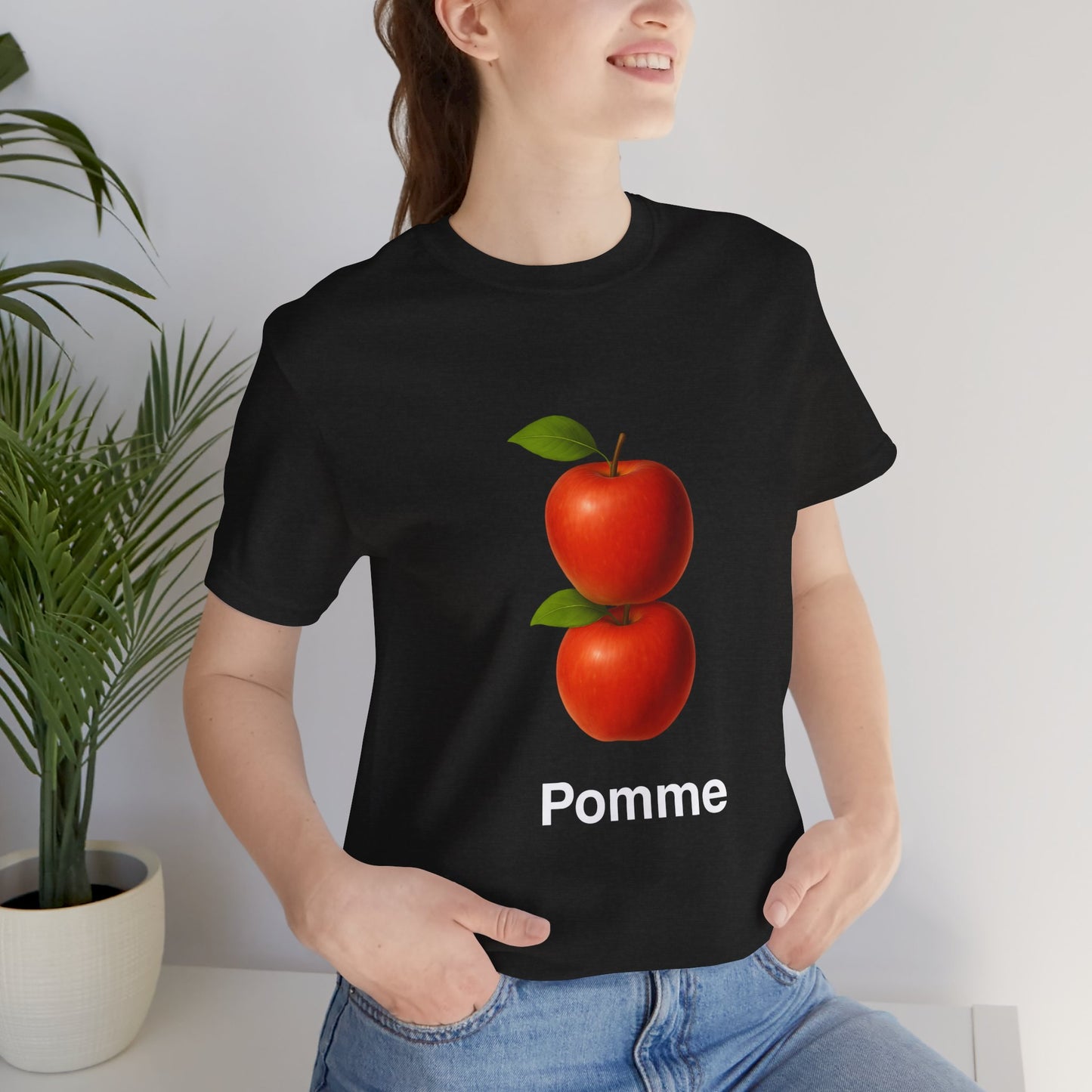 Apples ~ PEAR / POMME / French ~ youPaused ~ TShirt