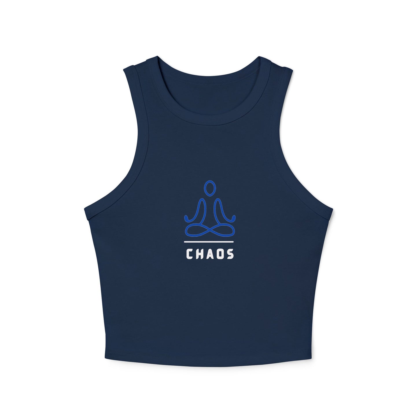 Stillness ~ Chaos ~ Yoga ~ Racer Tank Tee
