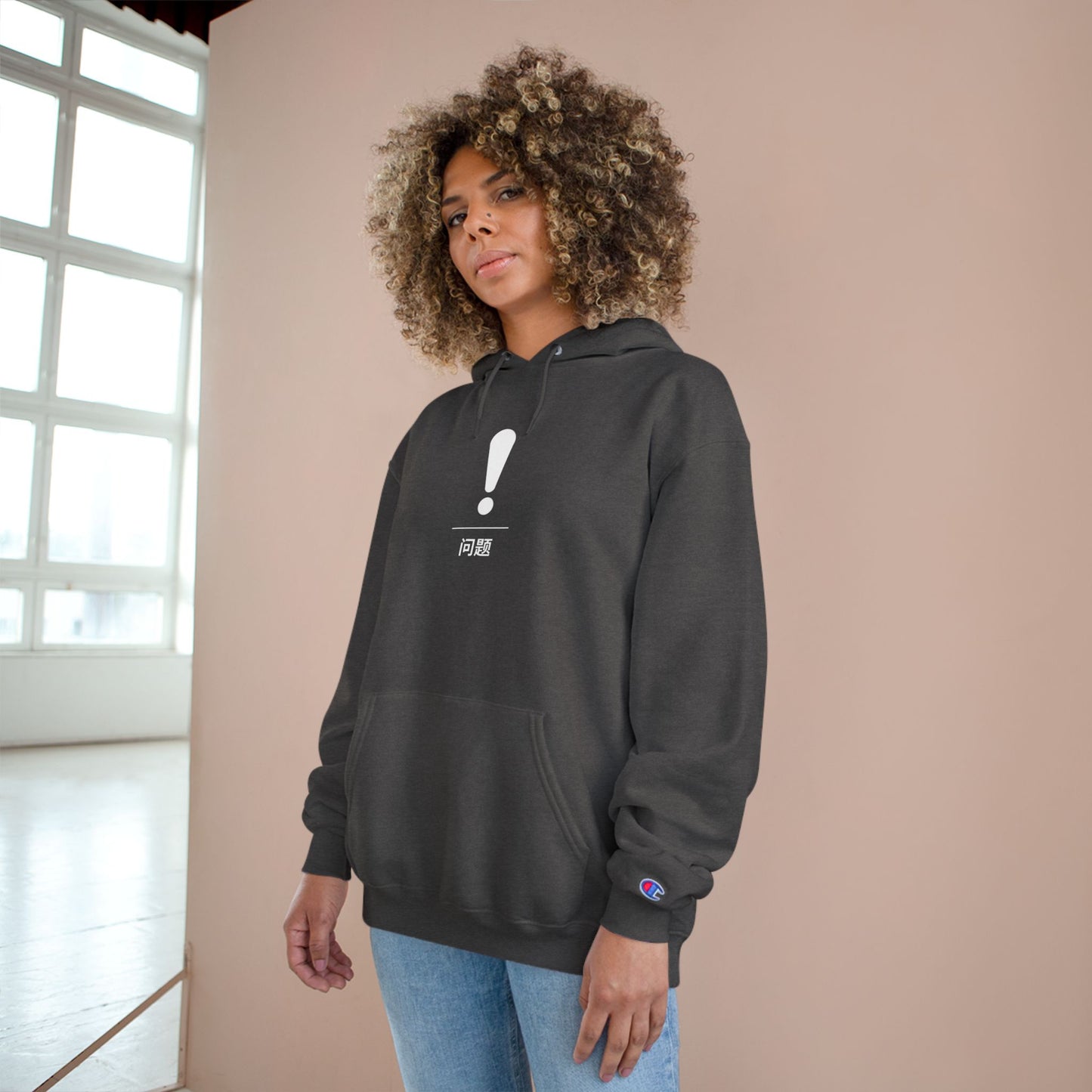 Exclamation ~ Question ~ Champion Hoodie