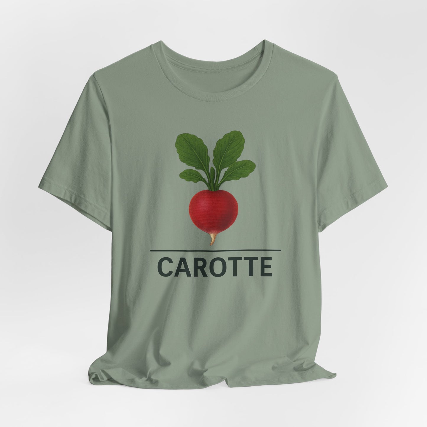 Radish ~ Carrot ~ CAROTTE / French ~ youPaused ~ TShirt