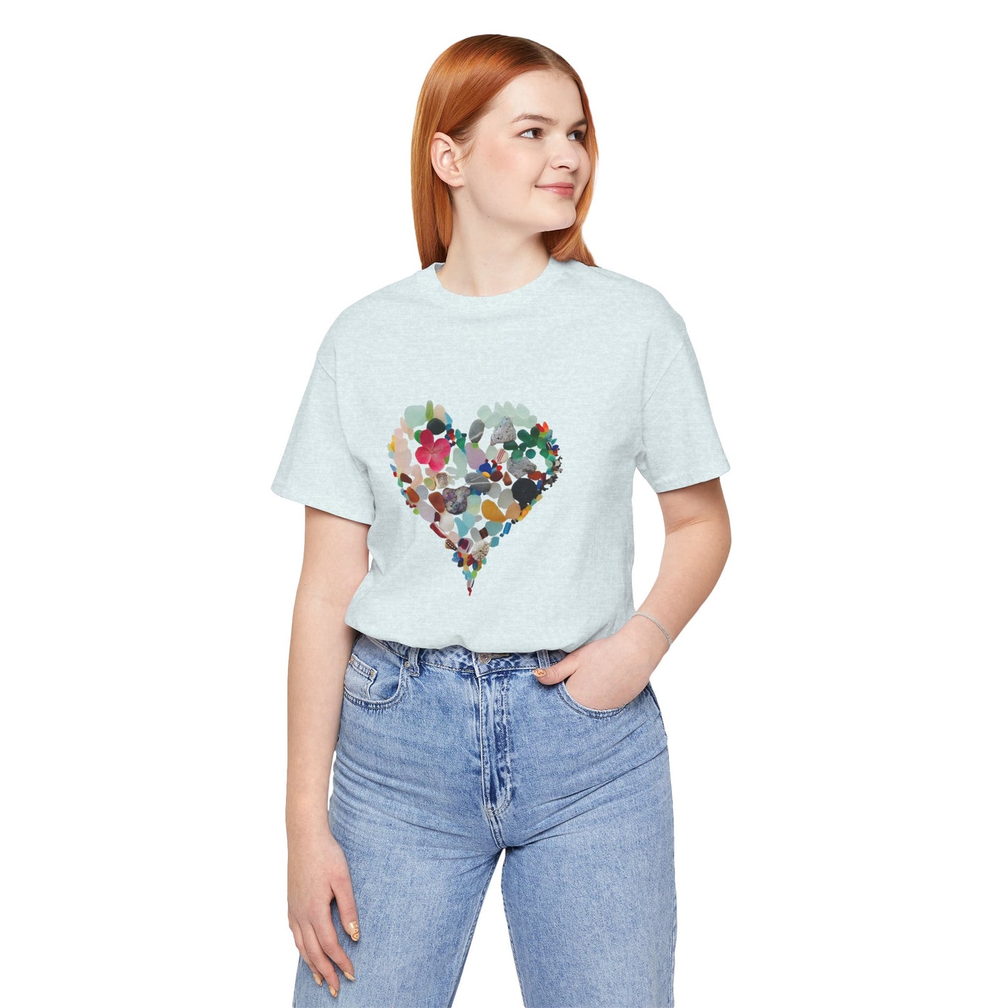 Floral Heart Tee |