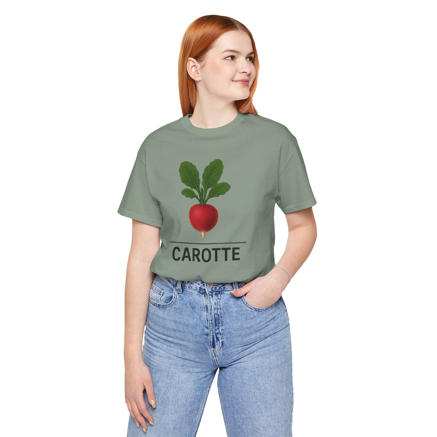 Radish ~ Carrot ~ CAROTTE / French ~ youPaused ~ TShirt