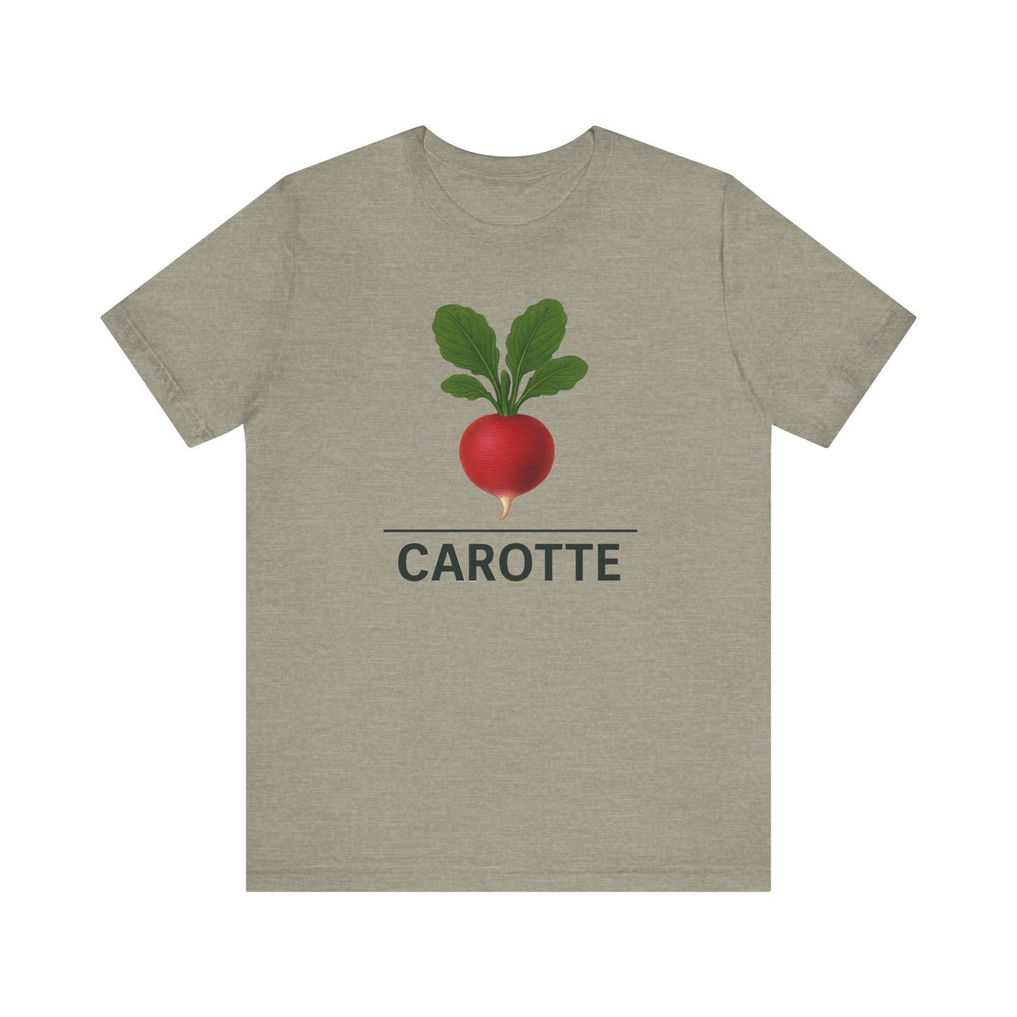 Radish ~ Carrot ~ CAROTTE / French ~ youPaused ~ TShirt