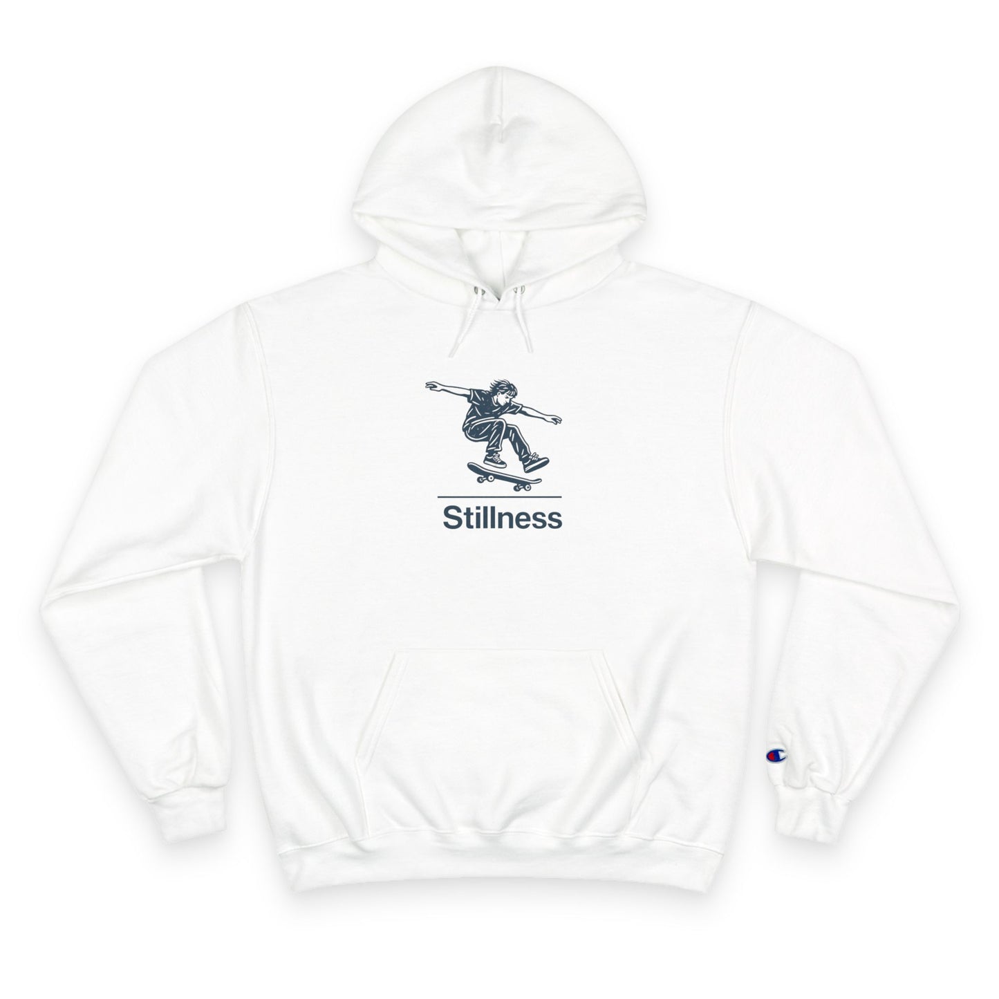 Skateboarding / Stillness ~ youPaused ~ Champion Hoodie