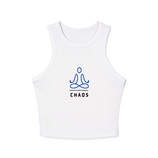 Stillness ~ Chaos ~ Yoga ~ Racer Tank Tee