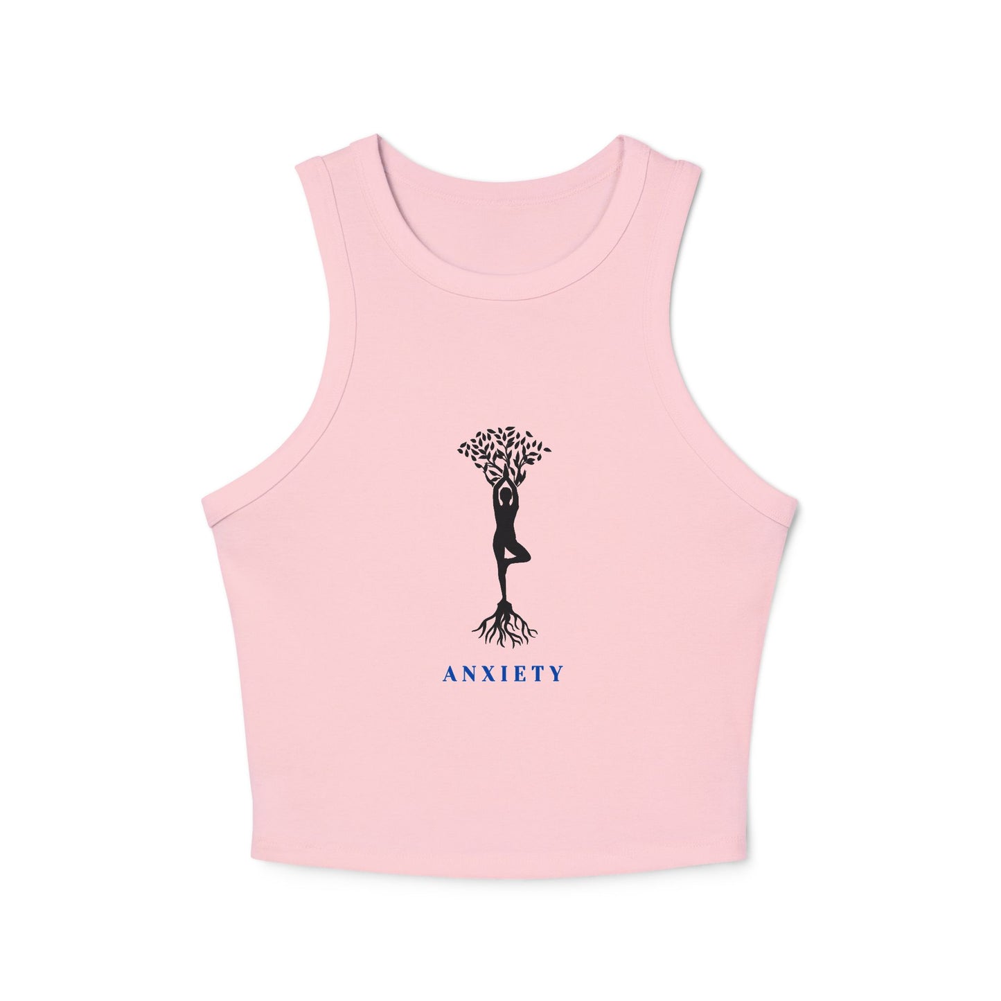 YOGA Tree ~ Anxiety ~ YouPaused ~ Racer Tank