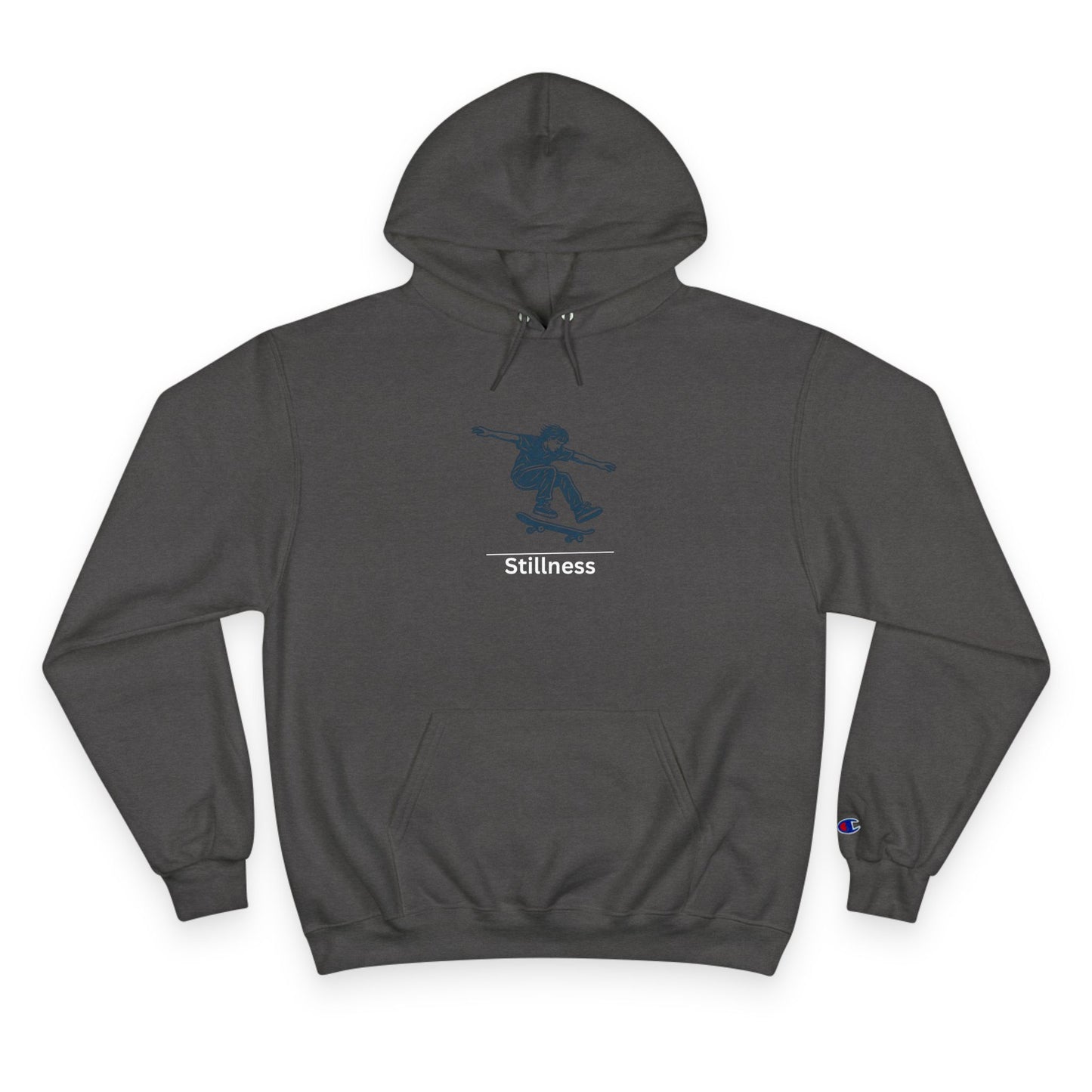Skateboarding / Stillness ~ youPaused ~ Champion Hoodie