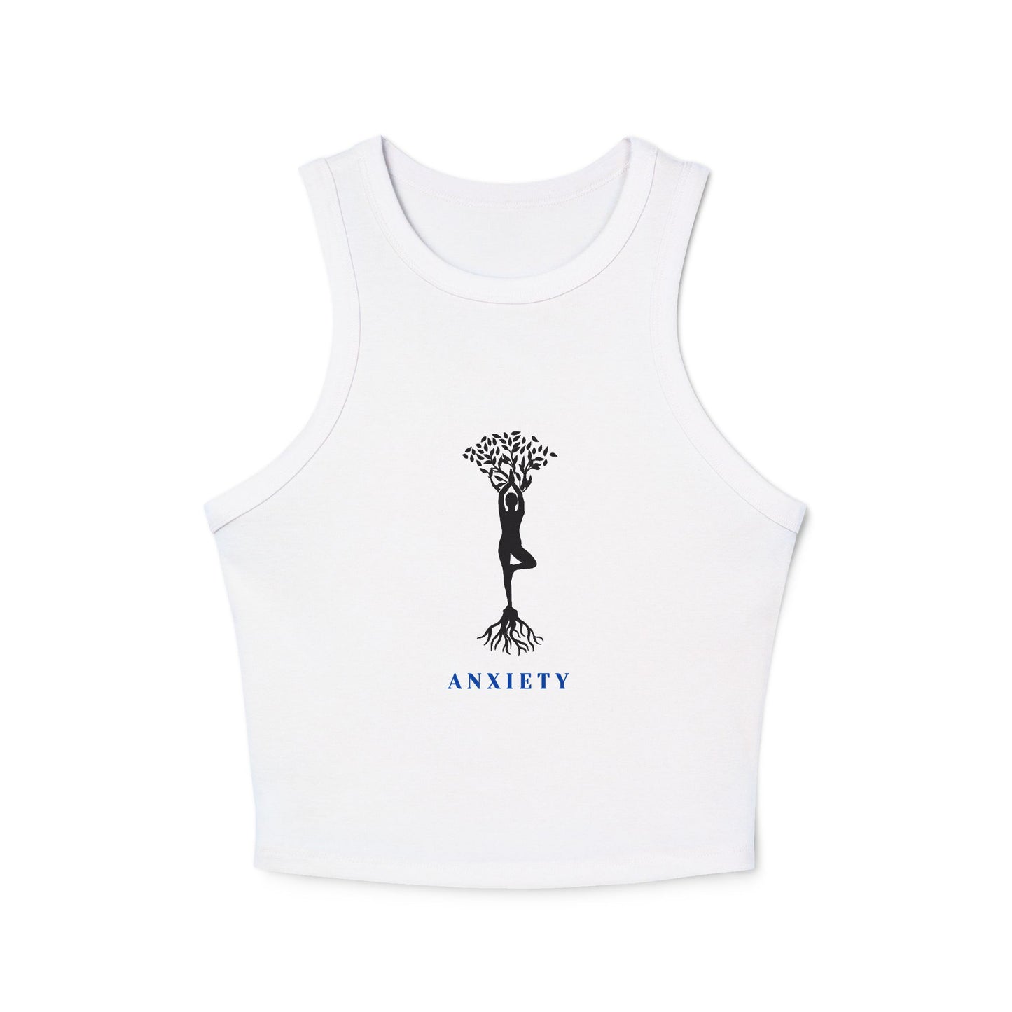 YOGA Tree ~ Anxiety ~ YouPaused ~ Racer Tank