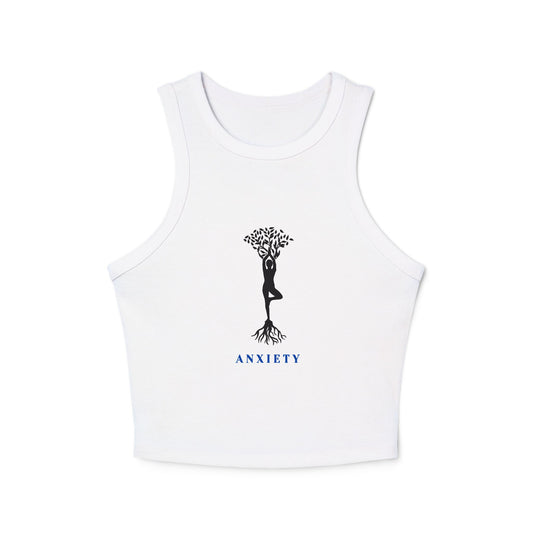 YOGA Tree ~ Anxiety ~ YouPaused ~ Racer Tank