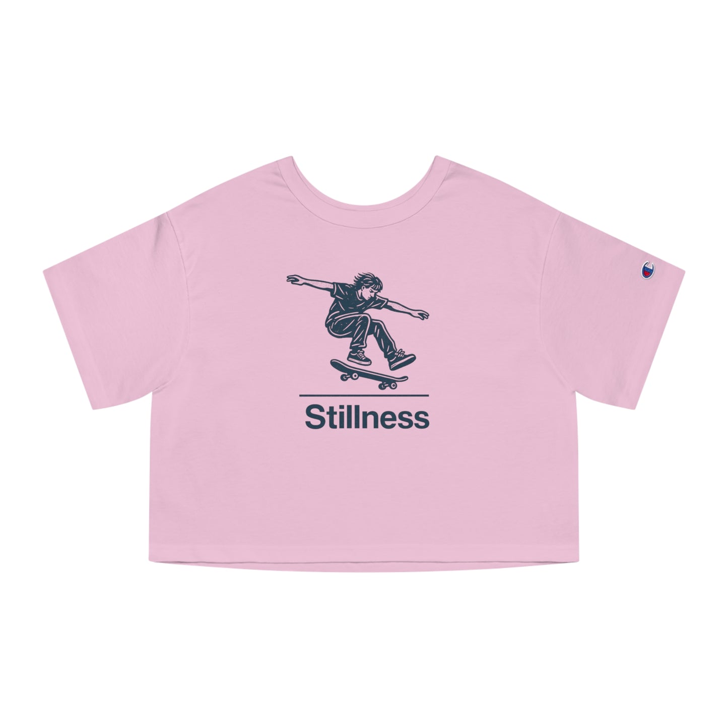 Skateboarding / Stillness ~ youPaused ~ Cropped T