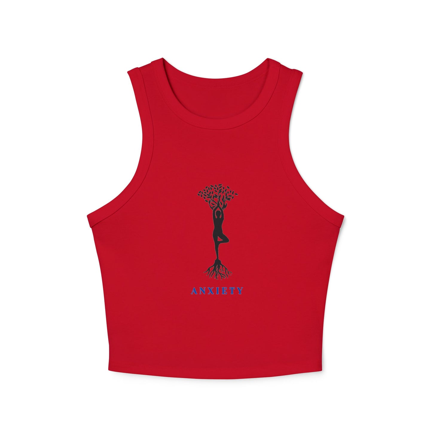 YOGA Tree ~ Anxiety ~ YouPaused ~ Racer Tank