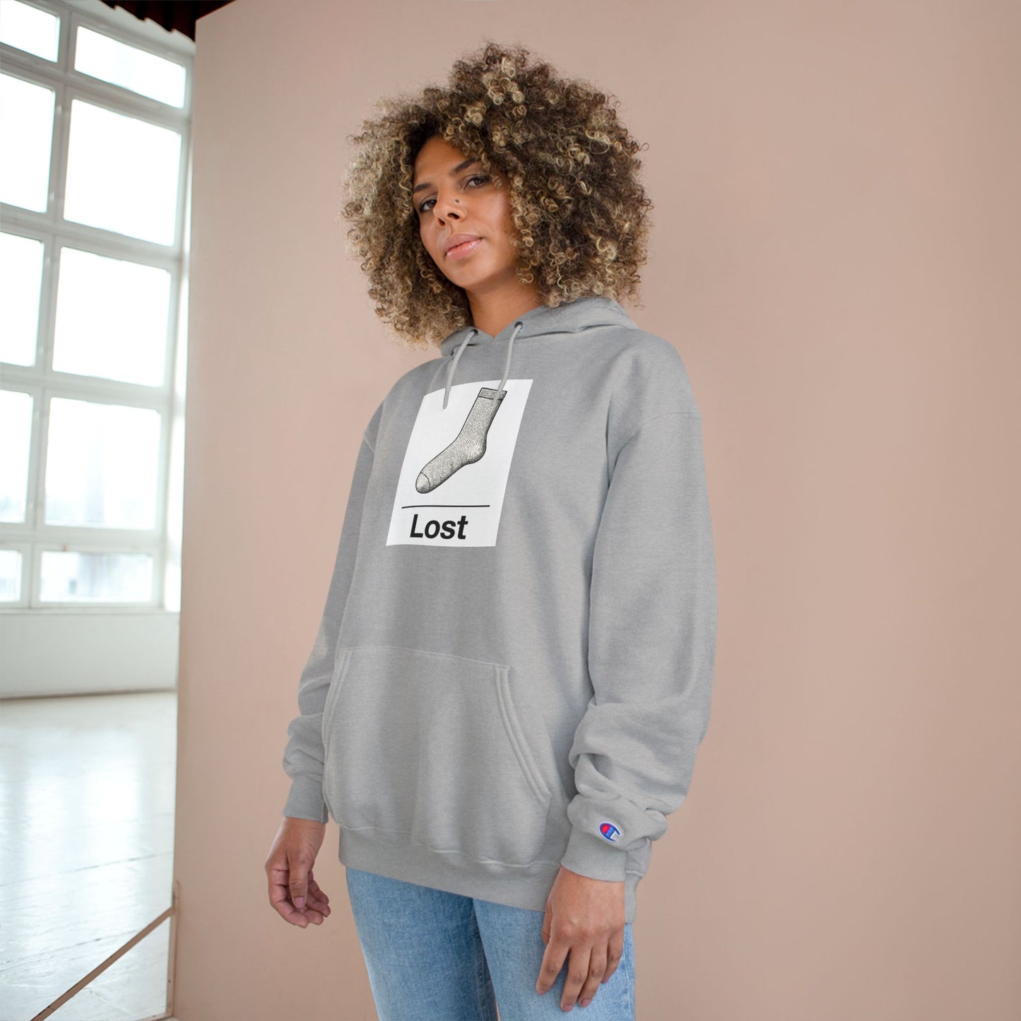 Lost Sock ~ Champion Hoodie ~ youPaused