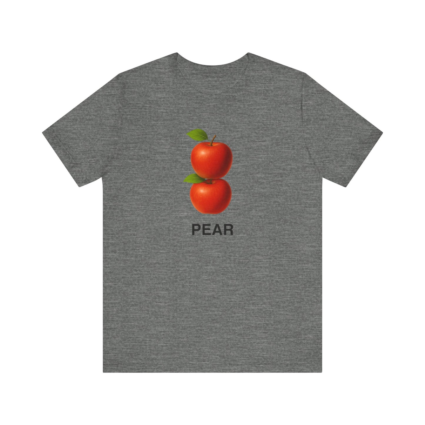 Quirky Fruit Tee,  Graphic Tee with Pear and Apple Design