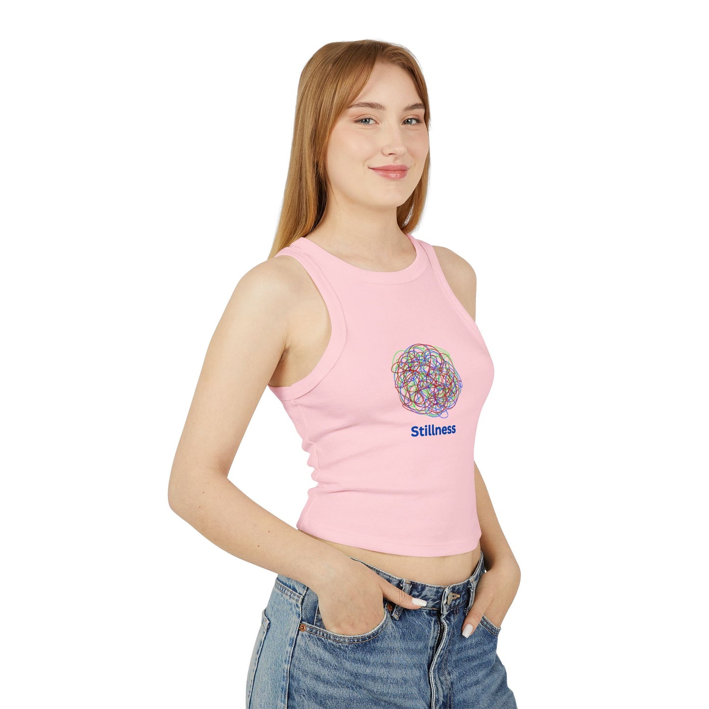 YOGA ~ Chaos ~ STILLNESS ~ Women's Racer Tank