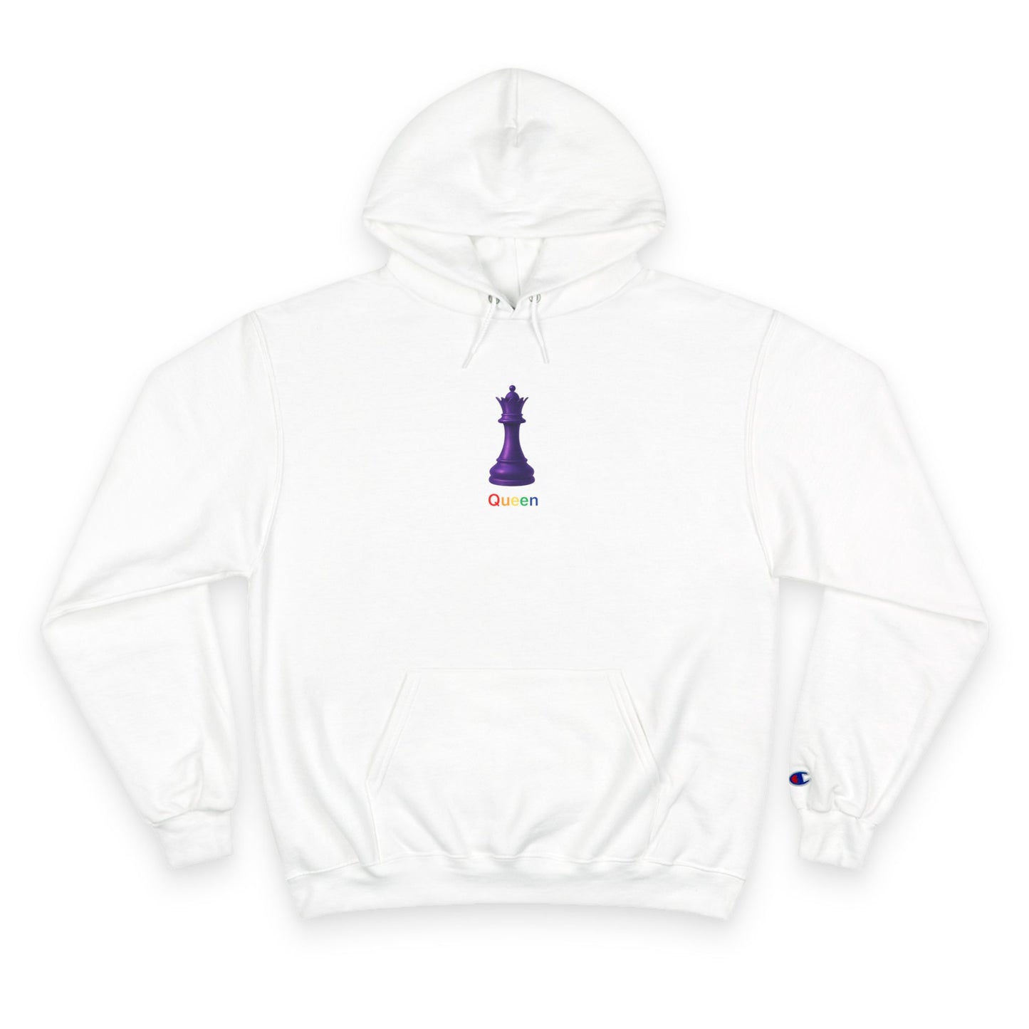 PRIDE Queen Chess ~ QHEEN ~ youPaused ~ Champion Hoodie -