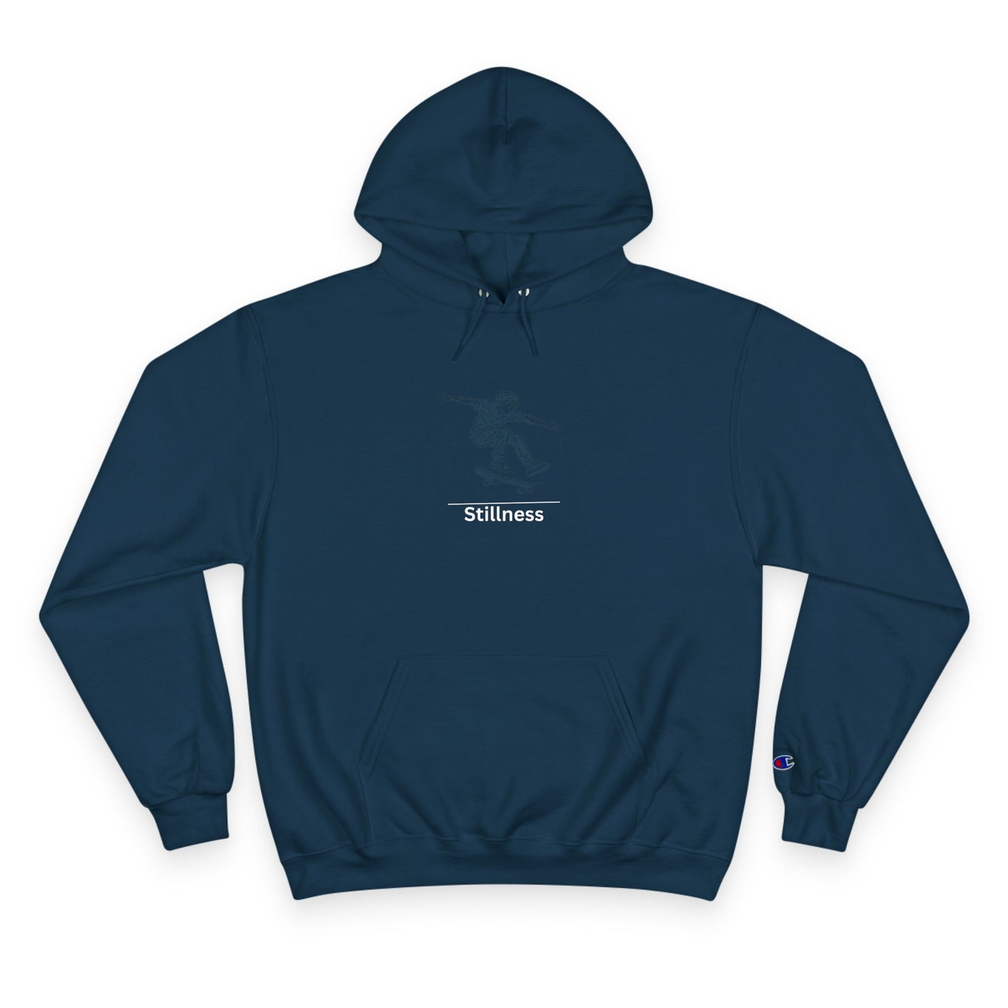 Skateboarding / Stillness ~ youPaused ~ Champion Hoodie