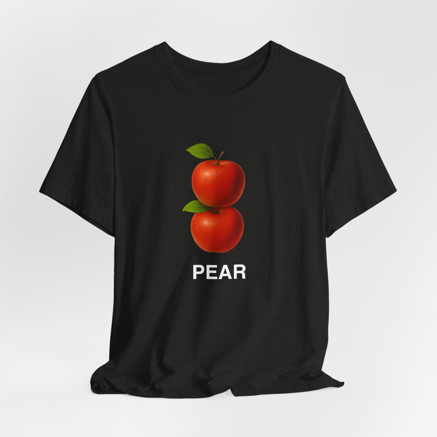Quirky Fruit Tee,  Graphic Tee with Pear and Apple Design