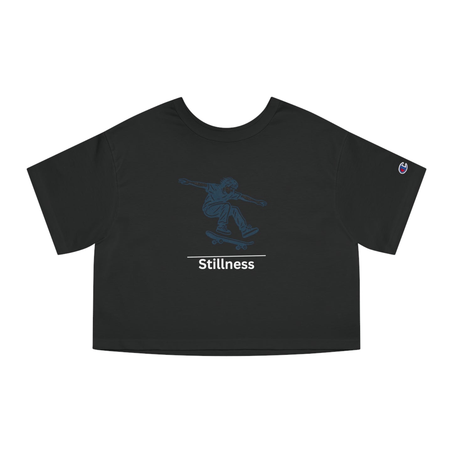 Skateboarding / Stillness ~ youPaused ~ Cropped T