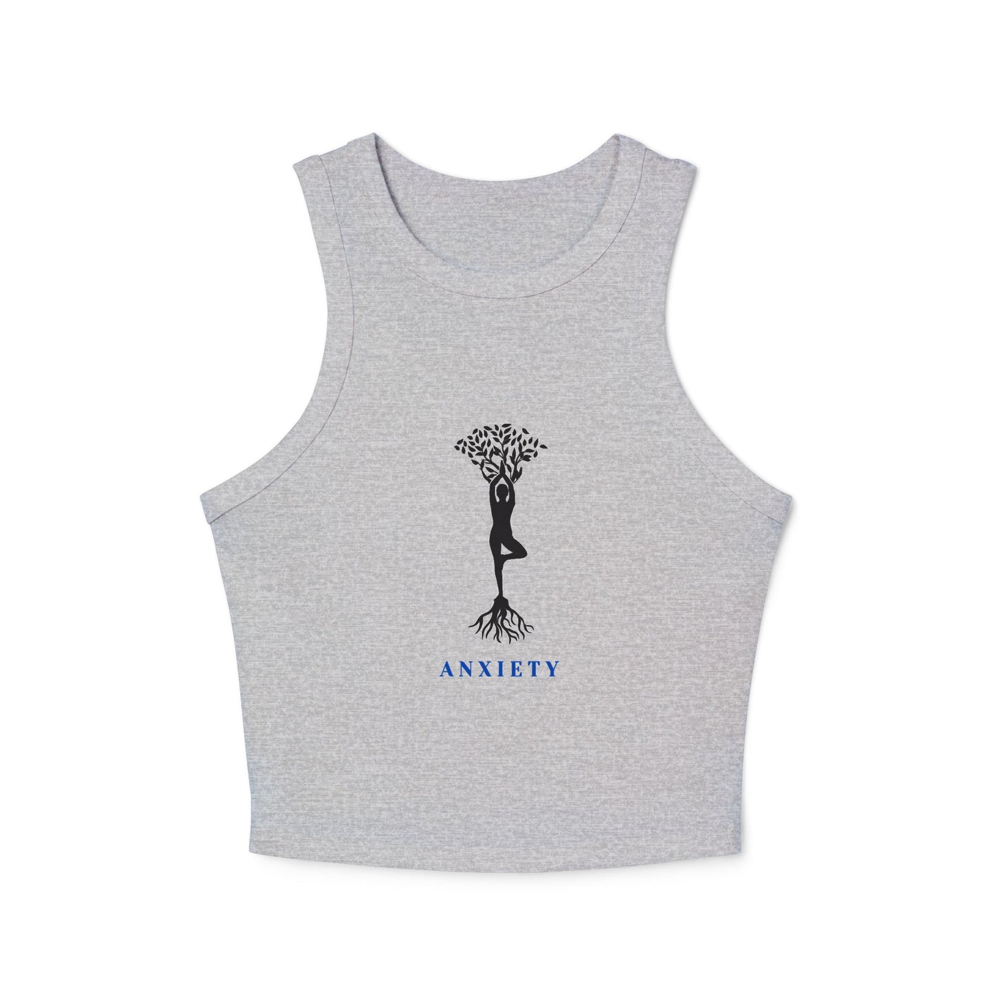 YOGA Tree ~ Anxiety ~ YouPaused ~ Racer Tank