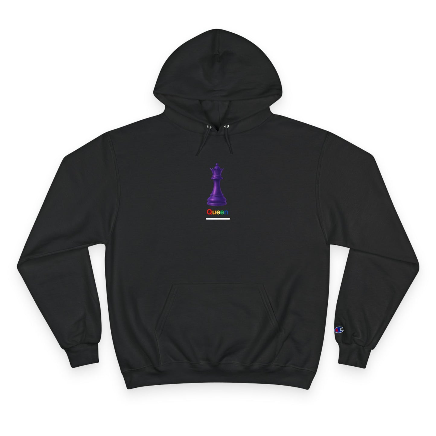 PRIDE Queen Chess ~ QHEEN ~ youPaused ~ Champion Hoodie -