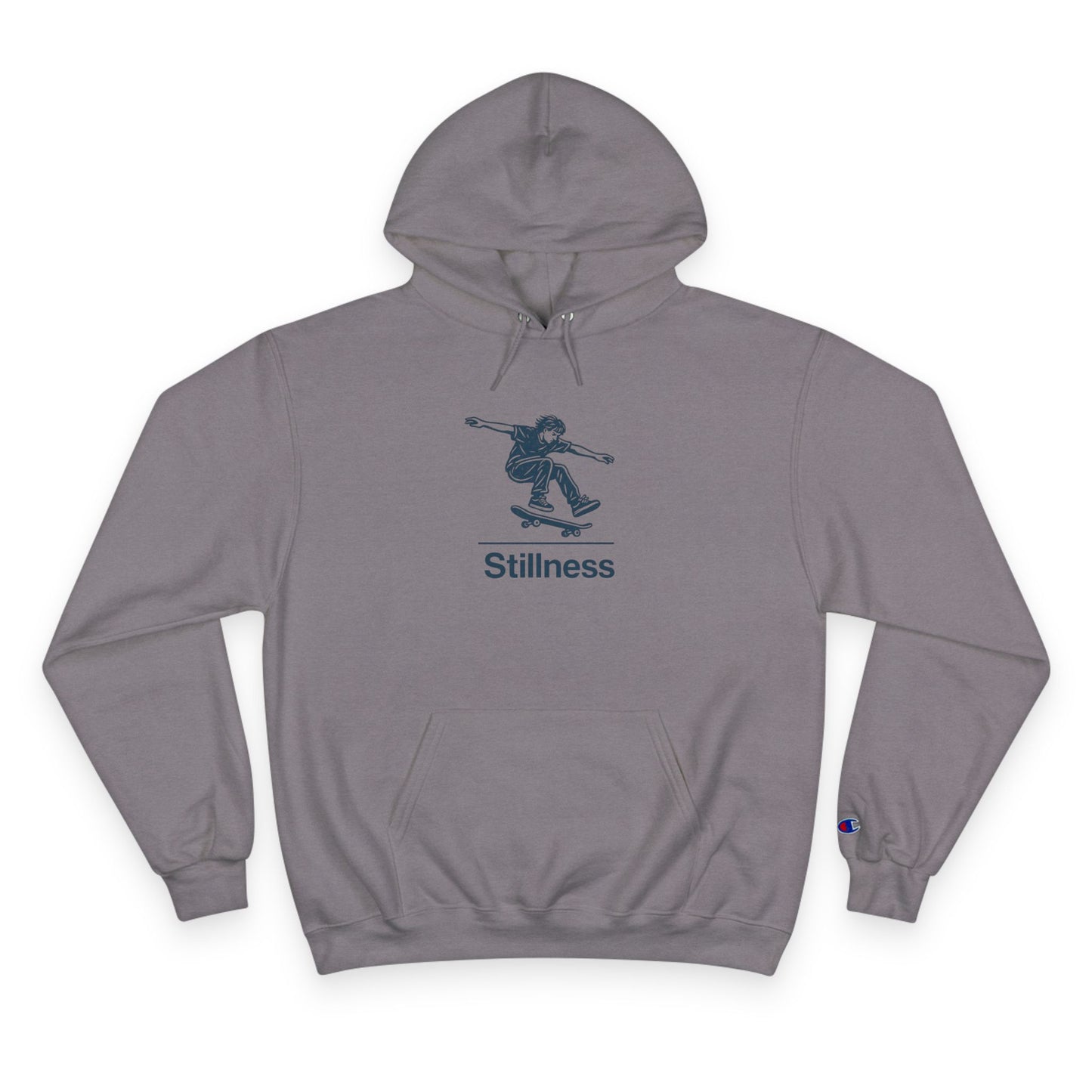 Skateboarding / Stillness ~ youPaused ~ Champion Hoodie