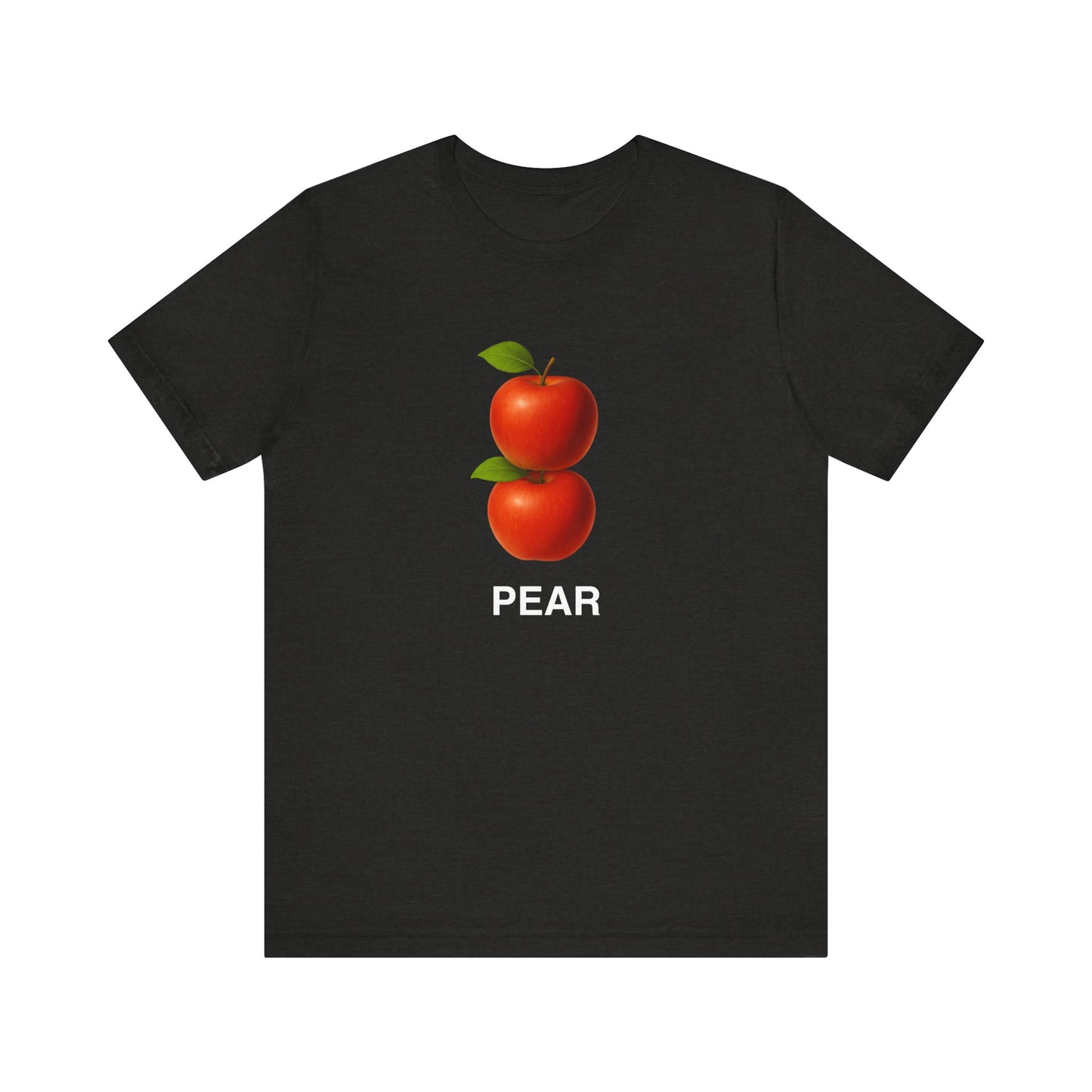 Quirky Fruit Tee,  Graphic Tee with Pear and Apple Design