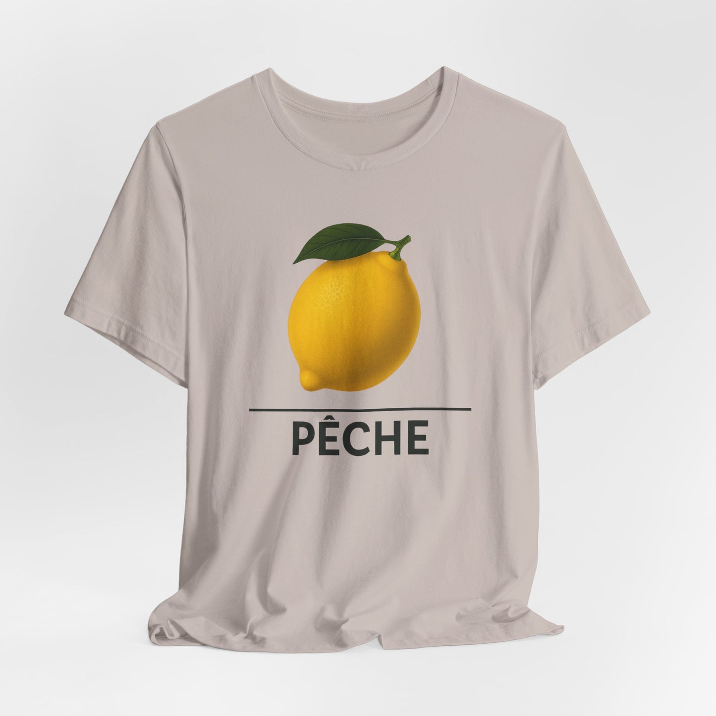 Lemon ~ PEACH / Peche ~ French  ~ youPaused ~ TShirt